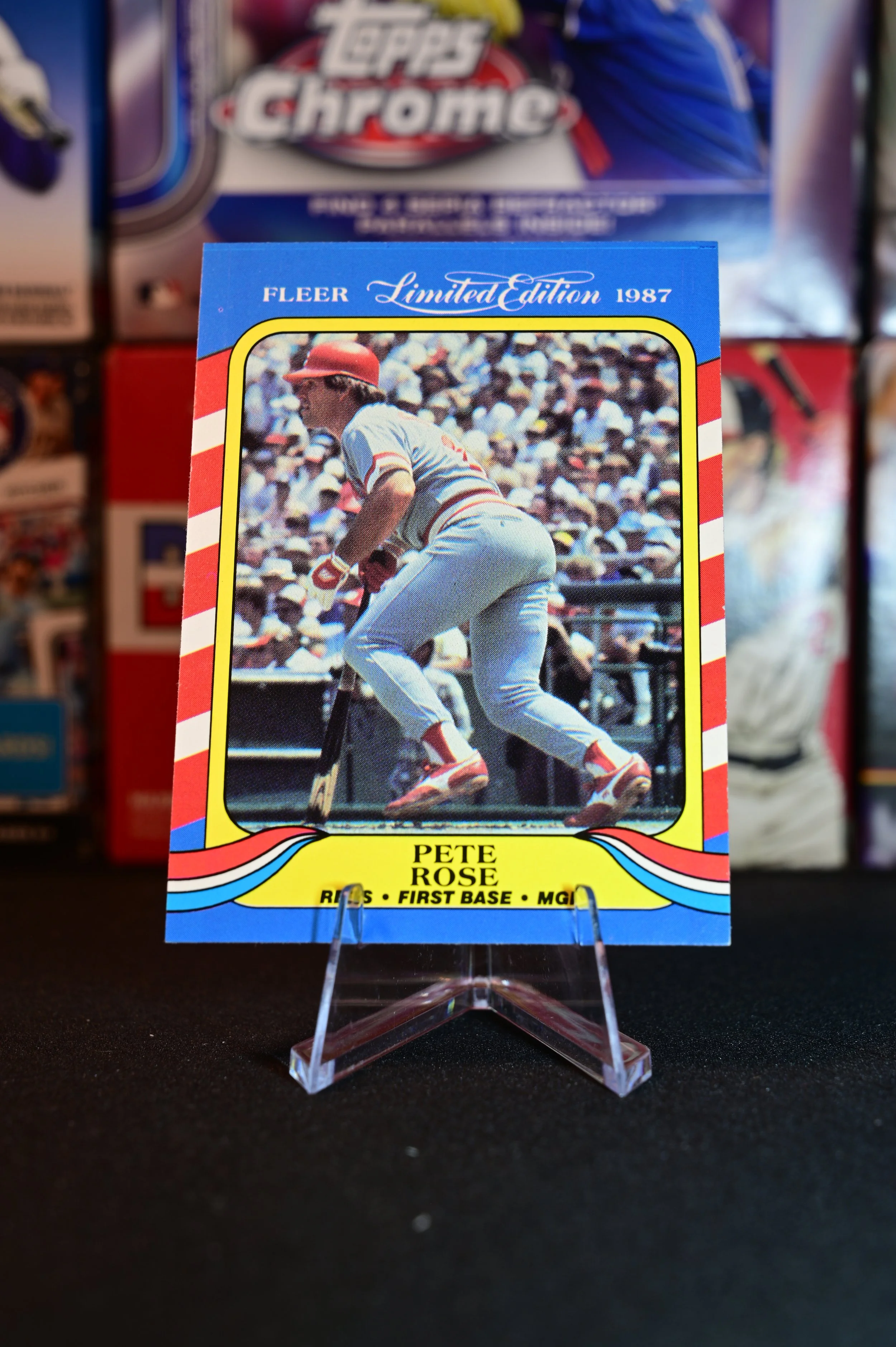 1987 Fleer Limited Edition - Pete Rose - base - Cincinnati Reds