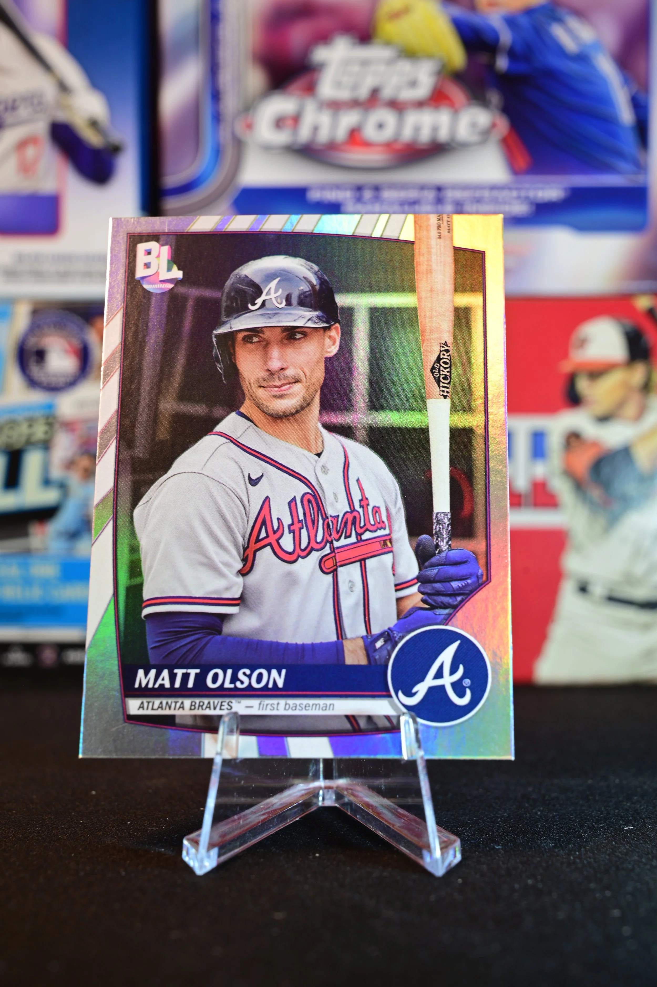 2023 Topps Big League - Matt Olson - Foil Border Parallel - Atlanta Braves