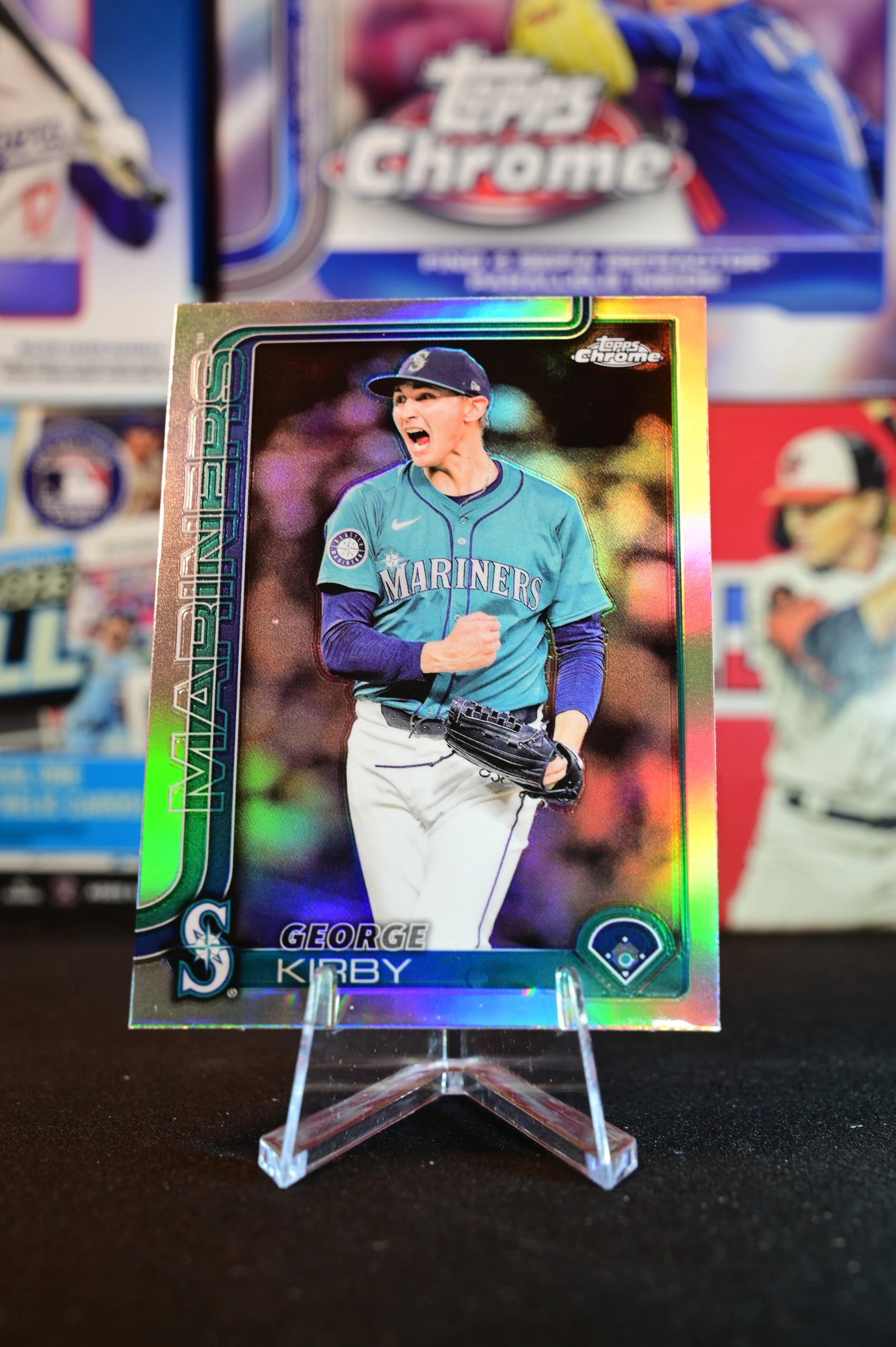 2025 Topps Chrome - George Kirby - Refractor - Seattle Mariners