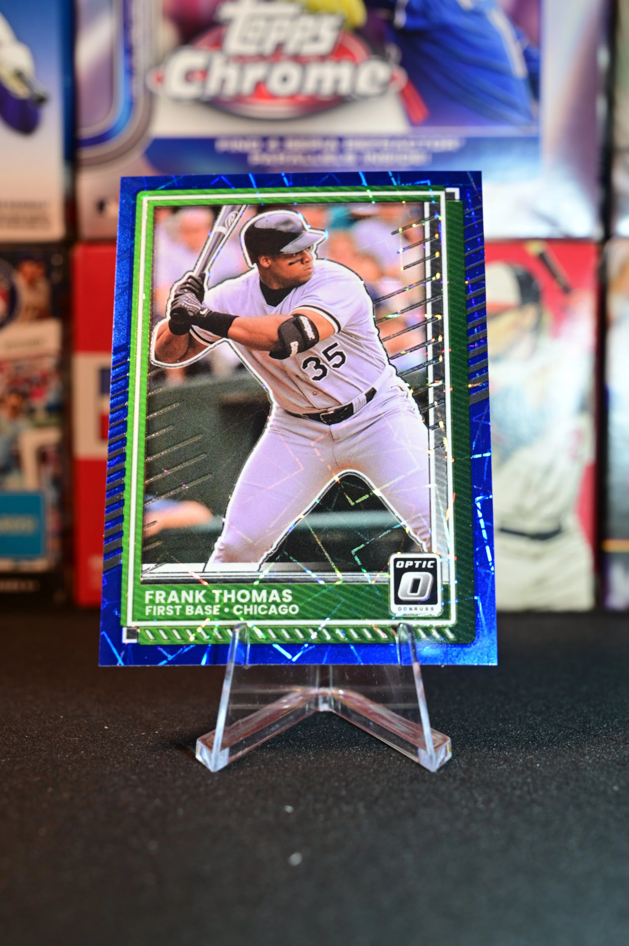 2025 Donruss - Frank Thomas - Optic Blue Velocity Pareallel - Chicago White Sox
