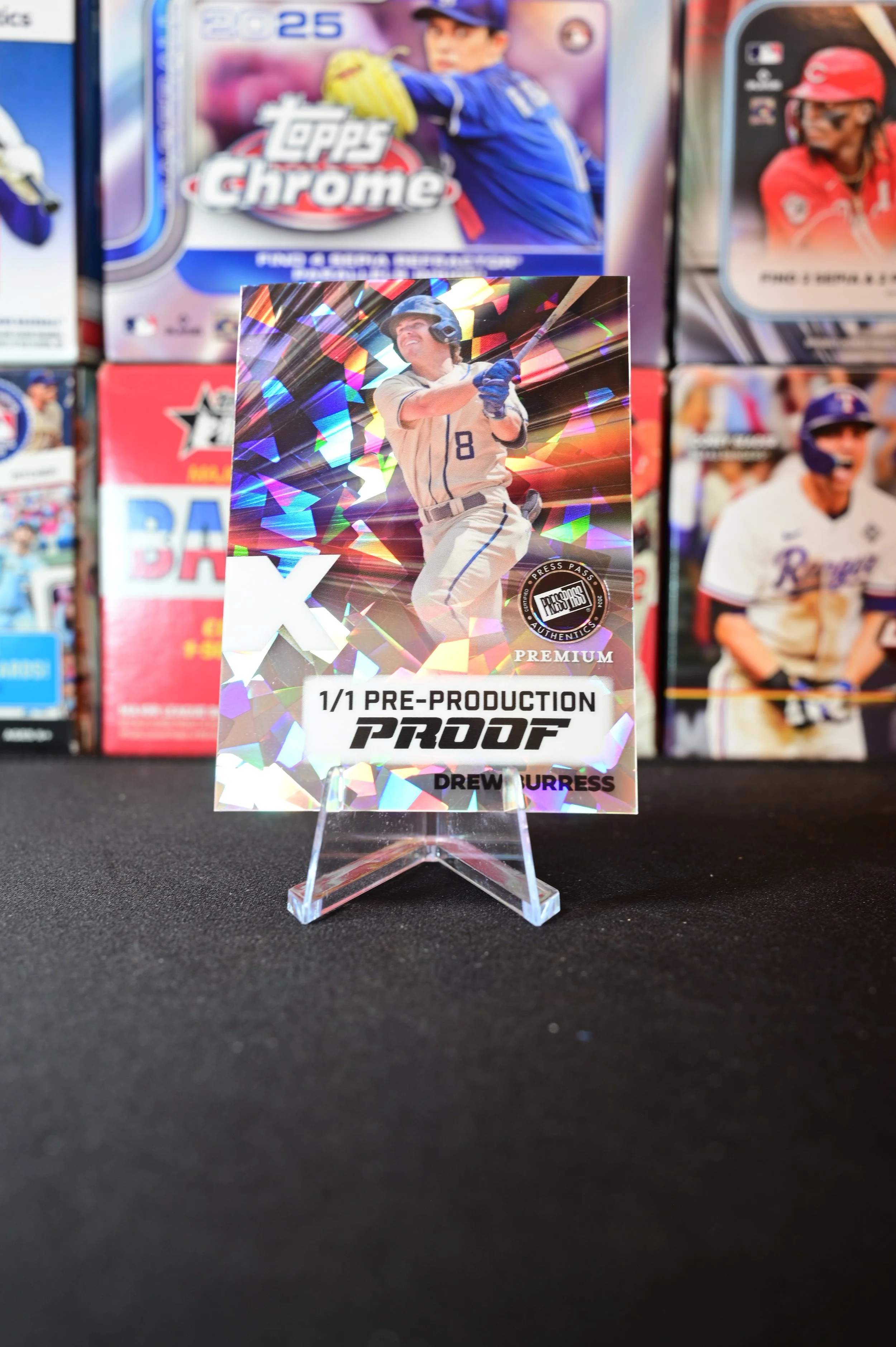 2024 Press Pass Premium - Drew Burress - 1/1 Pre-Production Proof