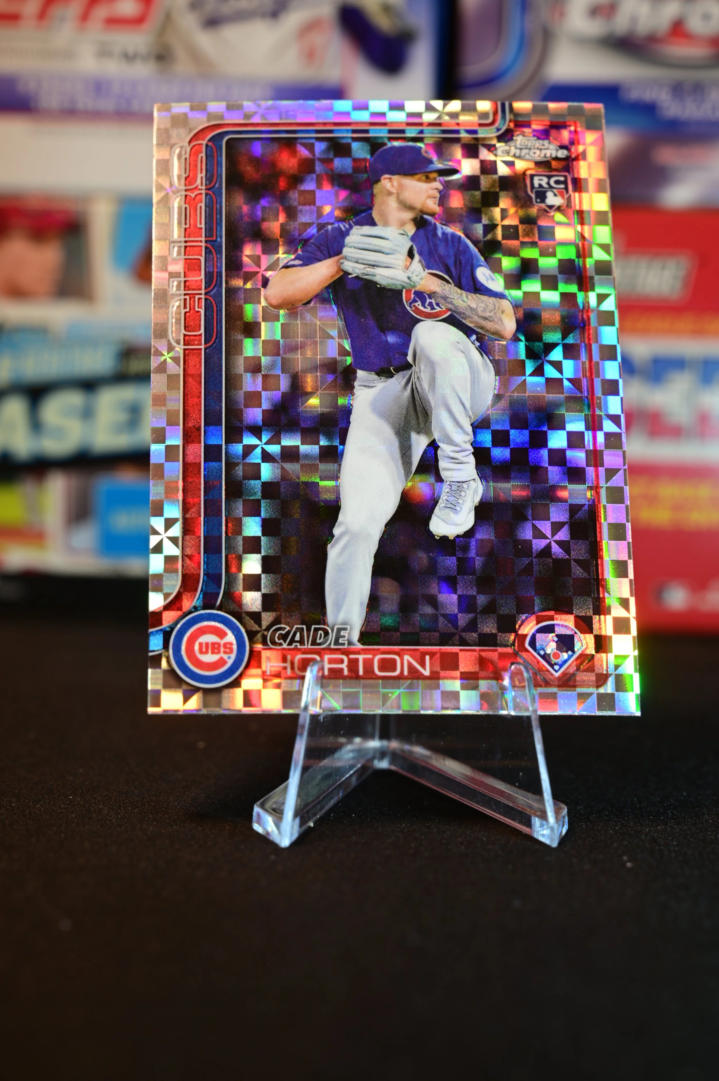 2025 Topps Chrome - Cade Horton - X-Fractor Parallel - Chicago Cubs - (RC)