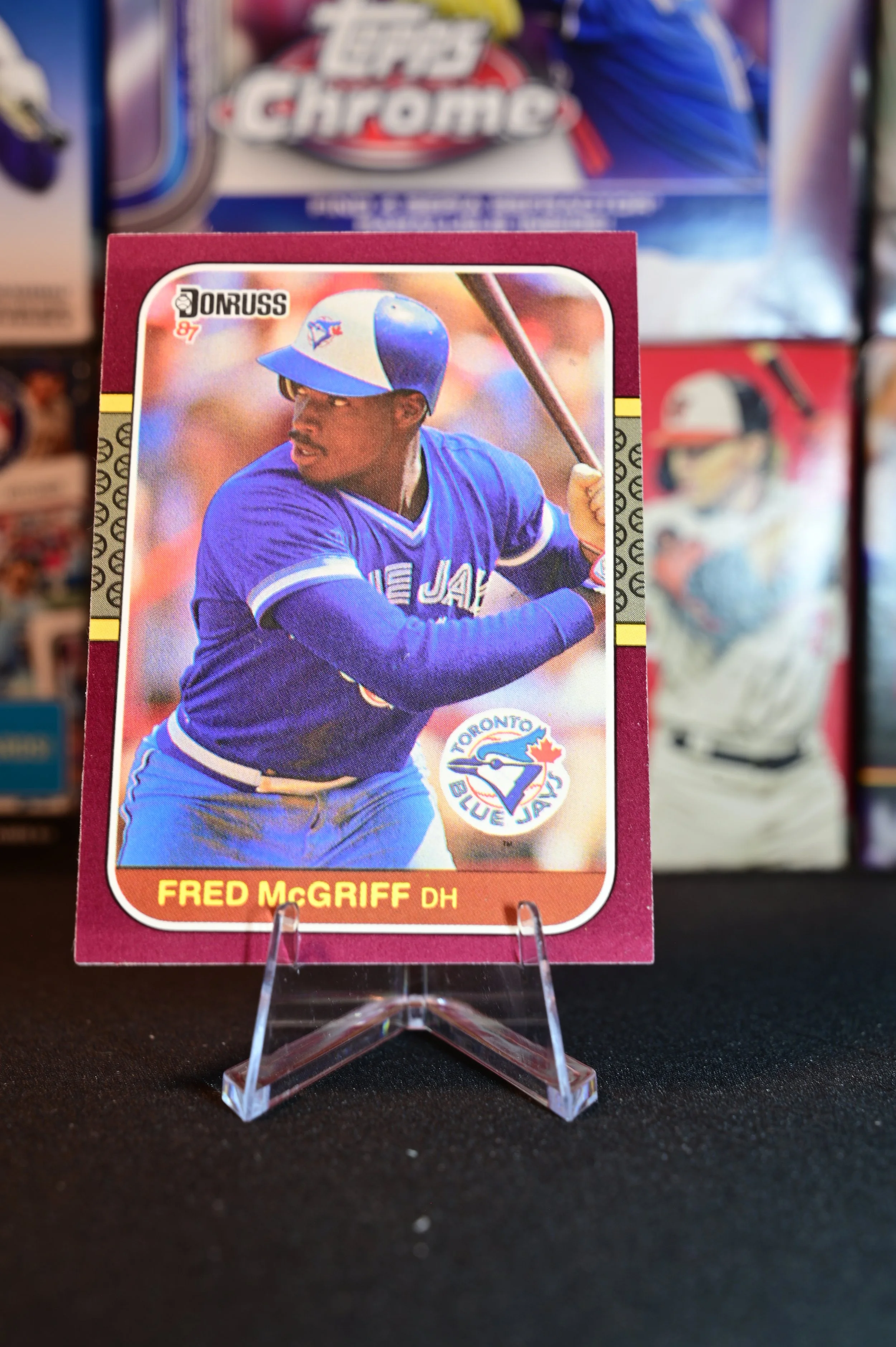 1987 Donruss Opening Day - Fred McGriff - base - Toronto Blue Jays - (RC)