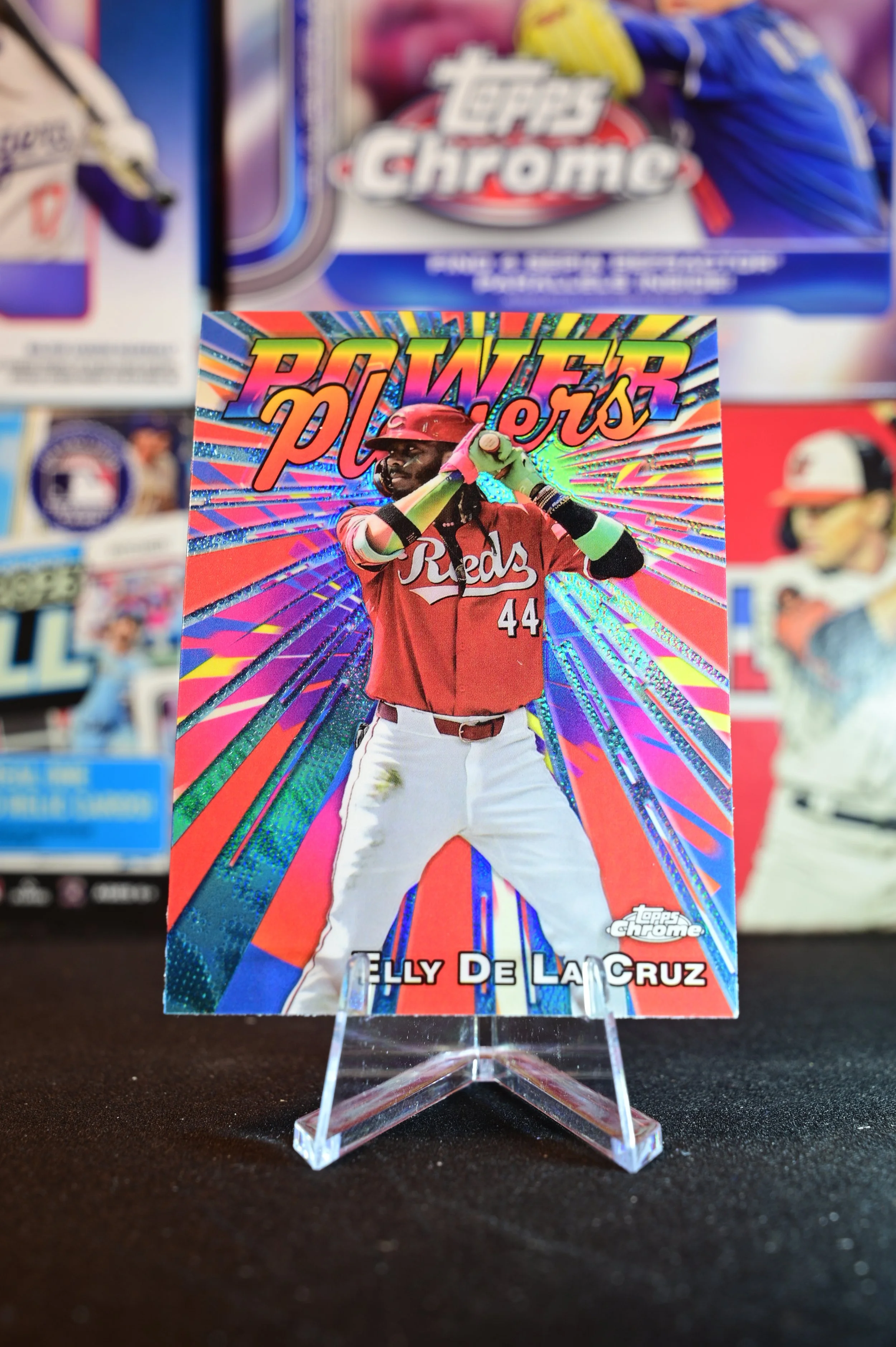 2025 Topps Chrome - Elly de la Cruz - Power Players Insert - Cincinnati Reds