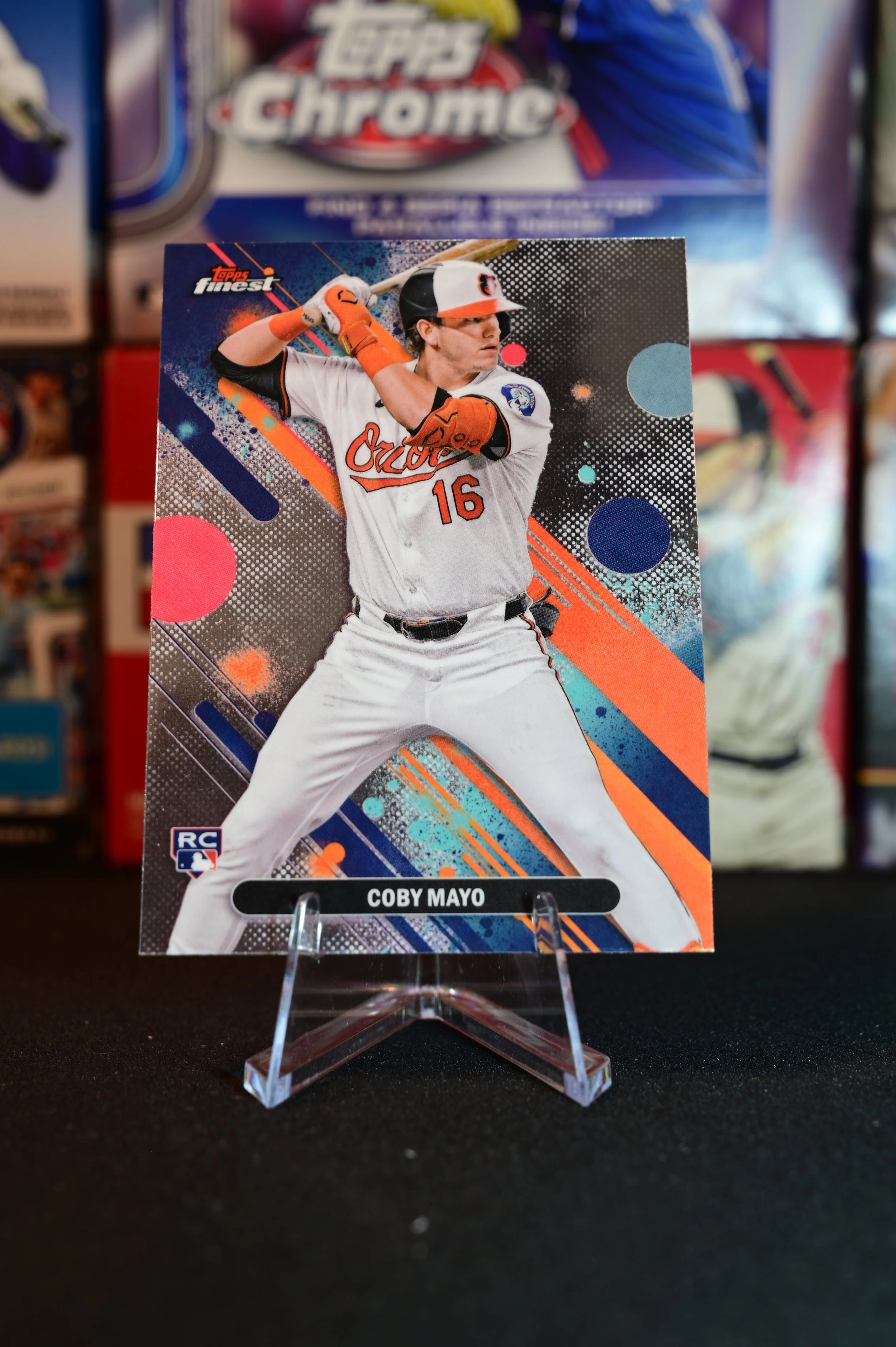 2025 Topps Finest - Coby Mayo - base - Baltimore Orioles - (RC)