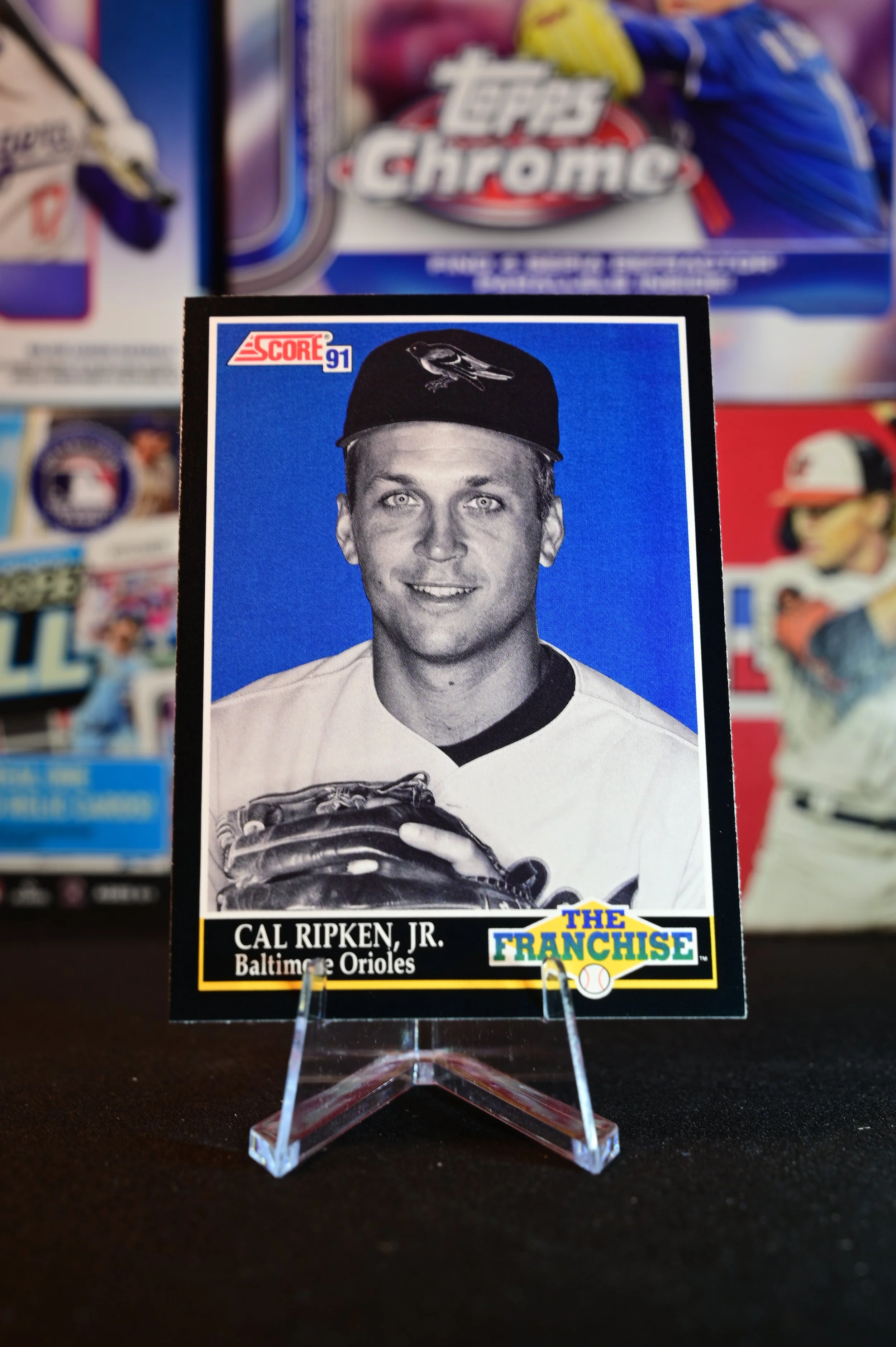 1991 Score - Cal Ripken, Jr - The Franchise Insert - Baltimore Orioles
