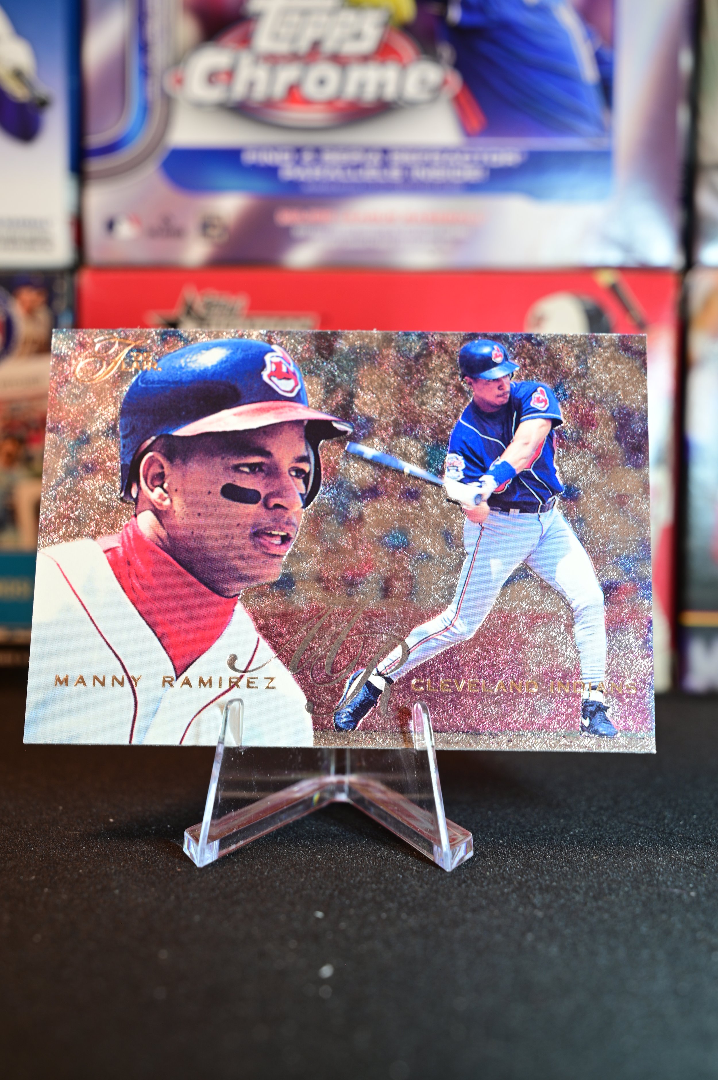 1995 Flair - Manny Ramirez - base - Cleveland Indians