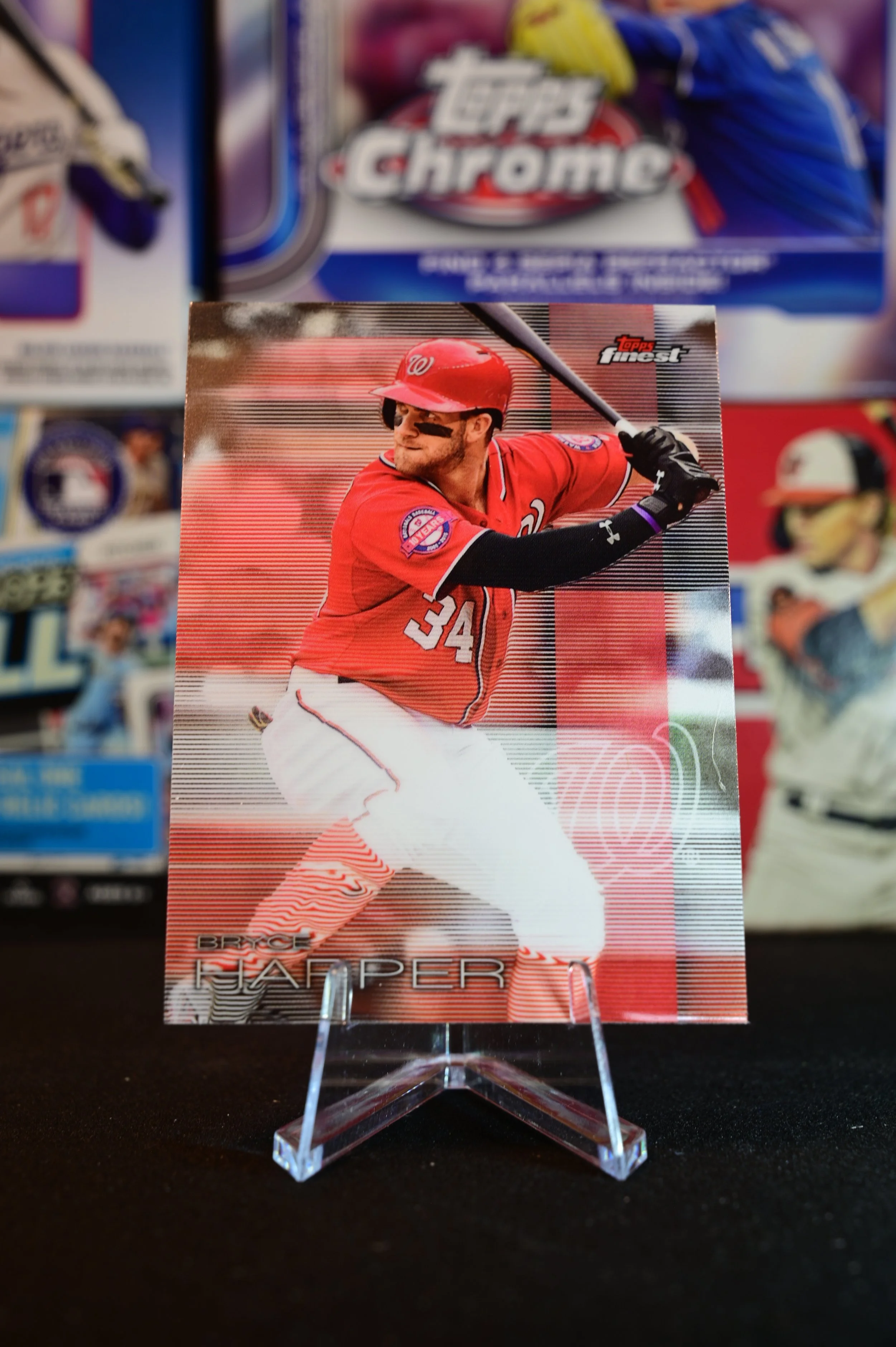 2016 Topps Finest - Bryce Harper - base - Washington Nationals