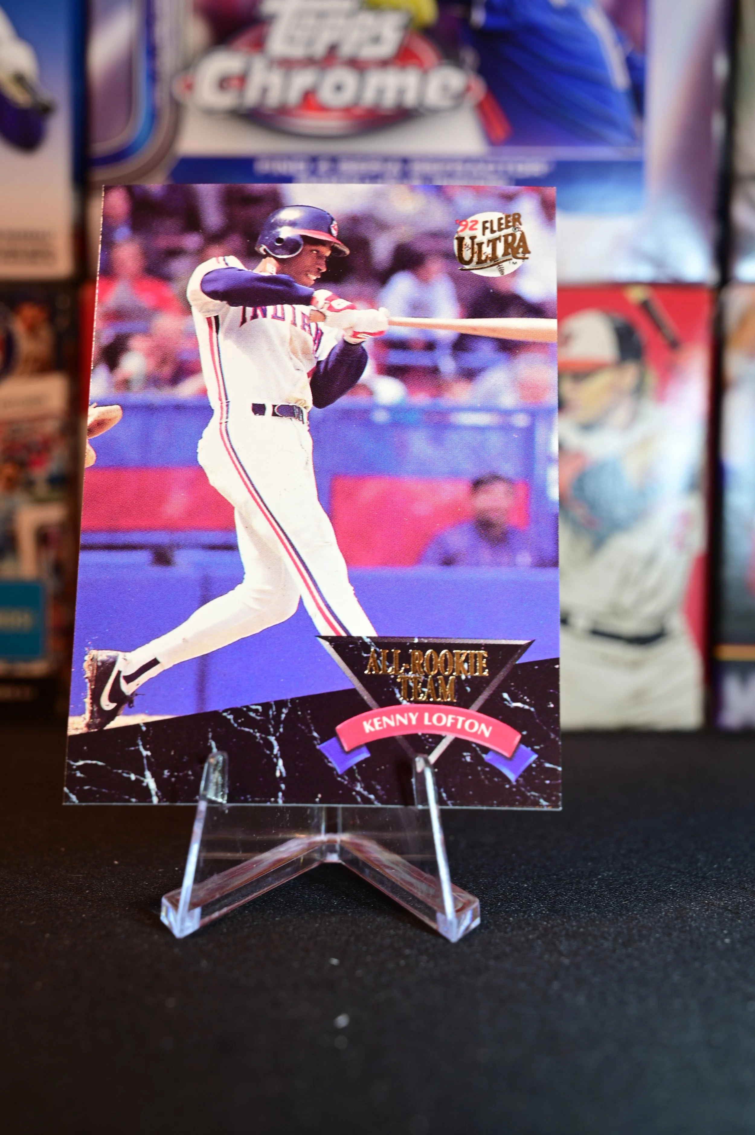 1992 Fleer Ultra - Kenny Lofton - All-Rookie Team Insert - Cleveland Indians - (RC)