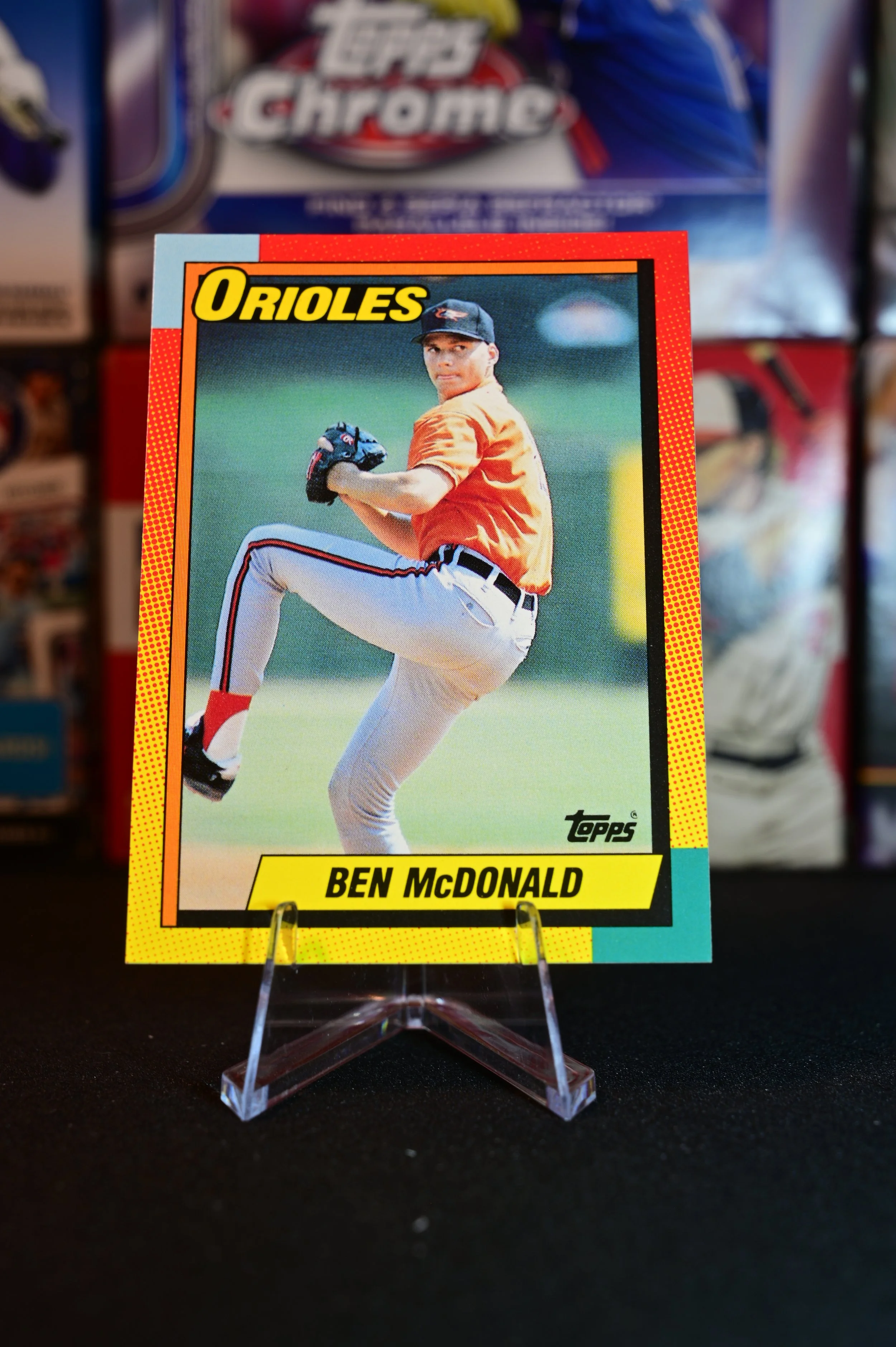 1990 Topps Traded - Ben McDonald - base - Baltimore Orioles - (RC)