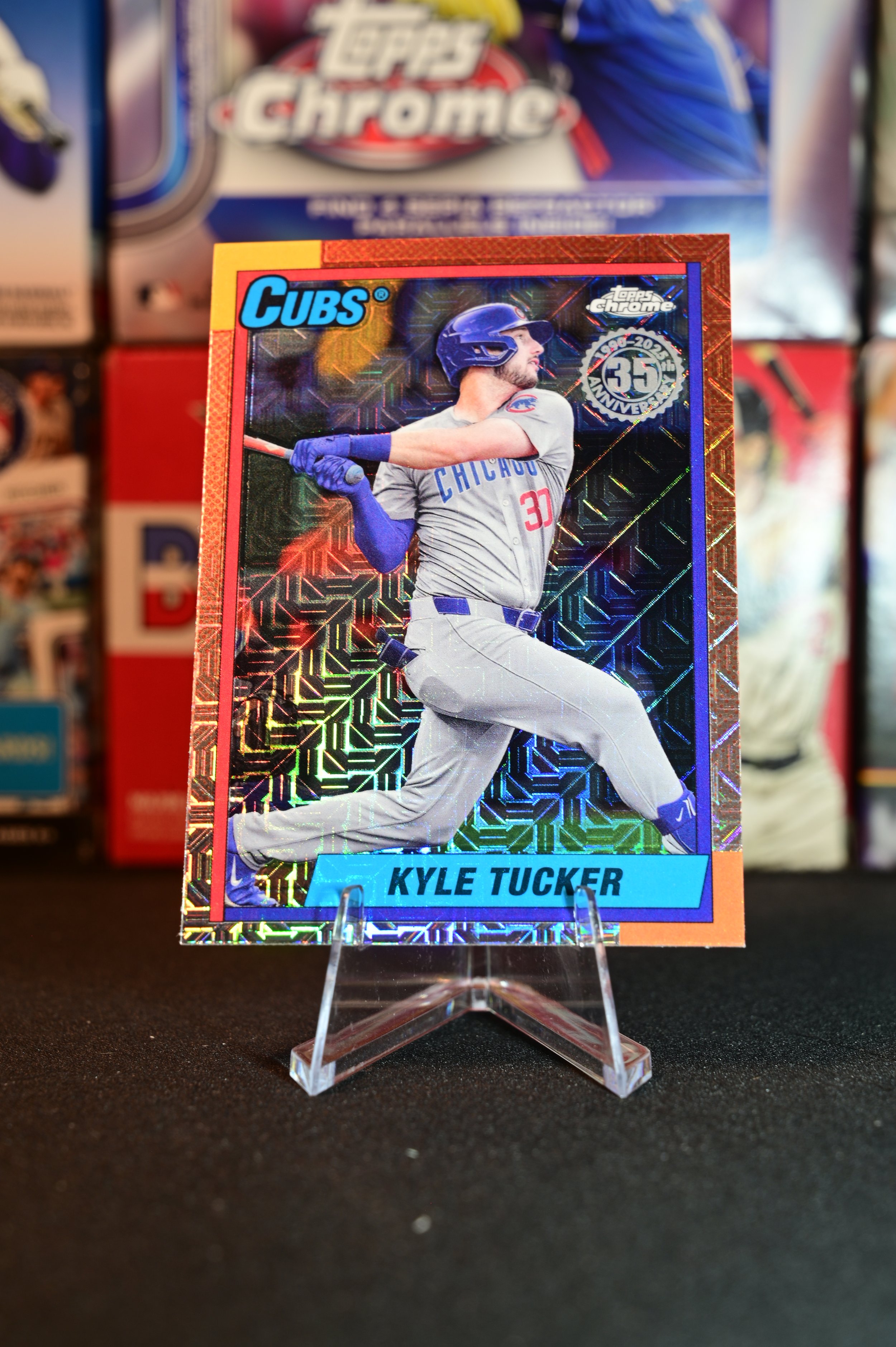 2025 Topps Chrome - Kyle Tucker - 1990 Design Insert - Chicago Cubs