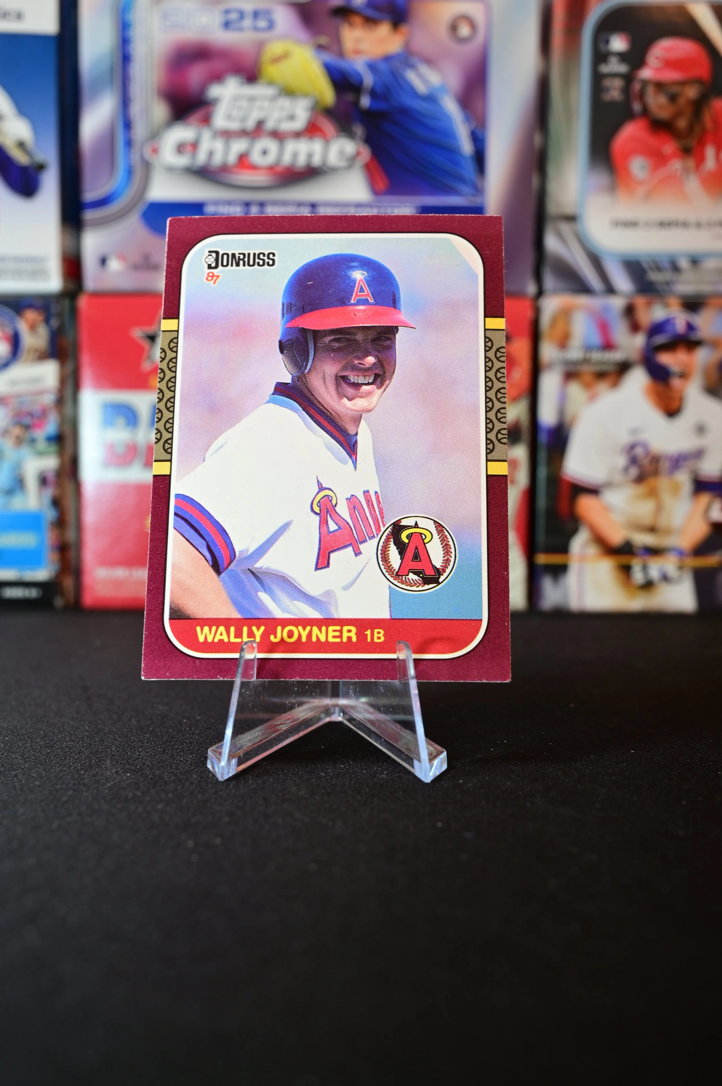 1987 Donruss Opening Day - Wally Joyner - base - Califormia Angels - (RC)