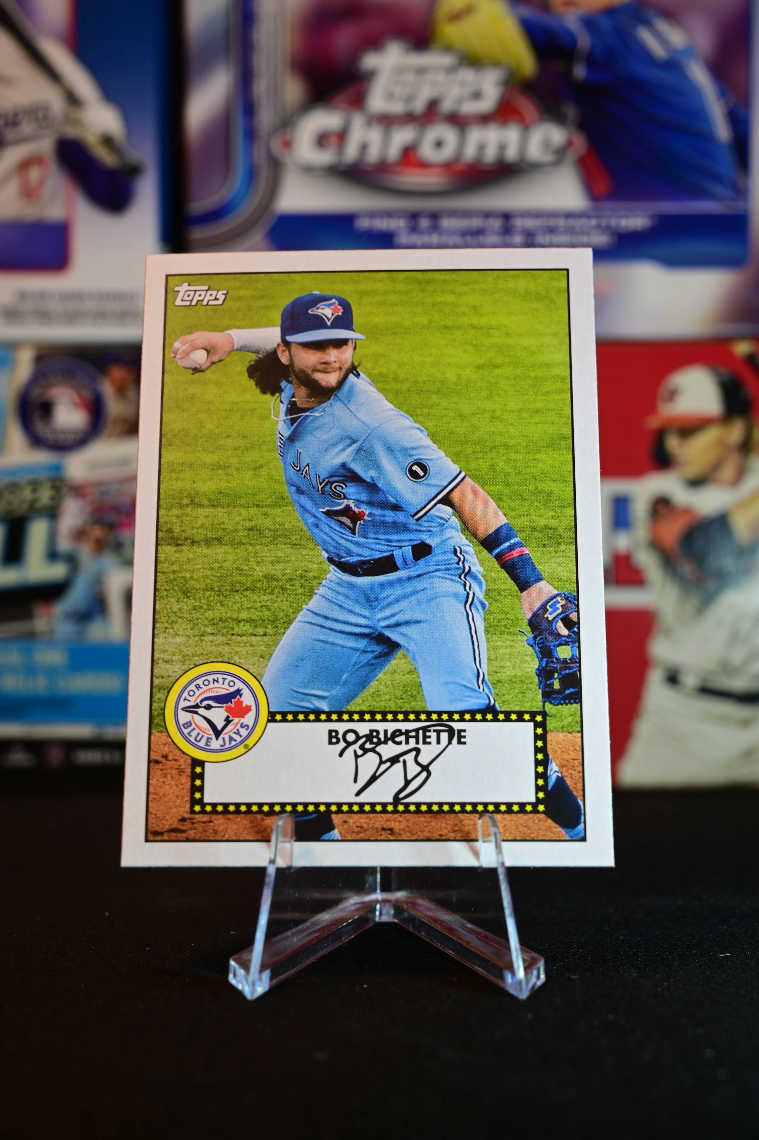 2021 Topps - Bo Bichette - 1952 Design Insert - Toronto Blue Jays