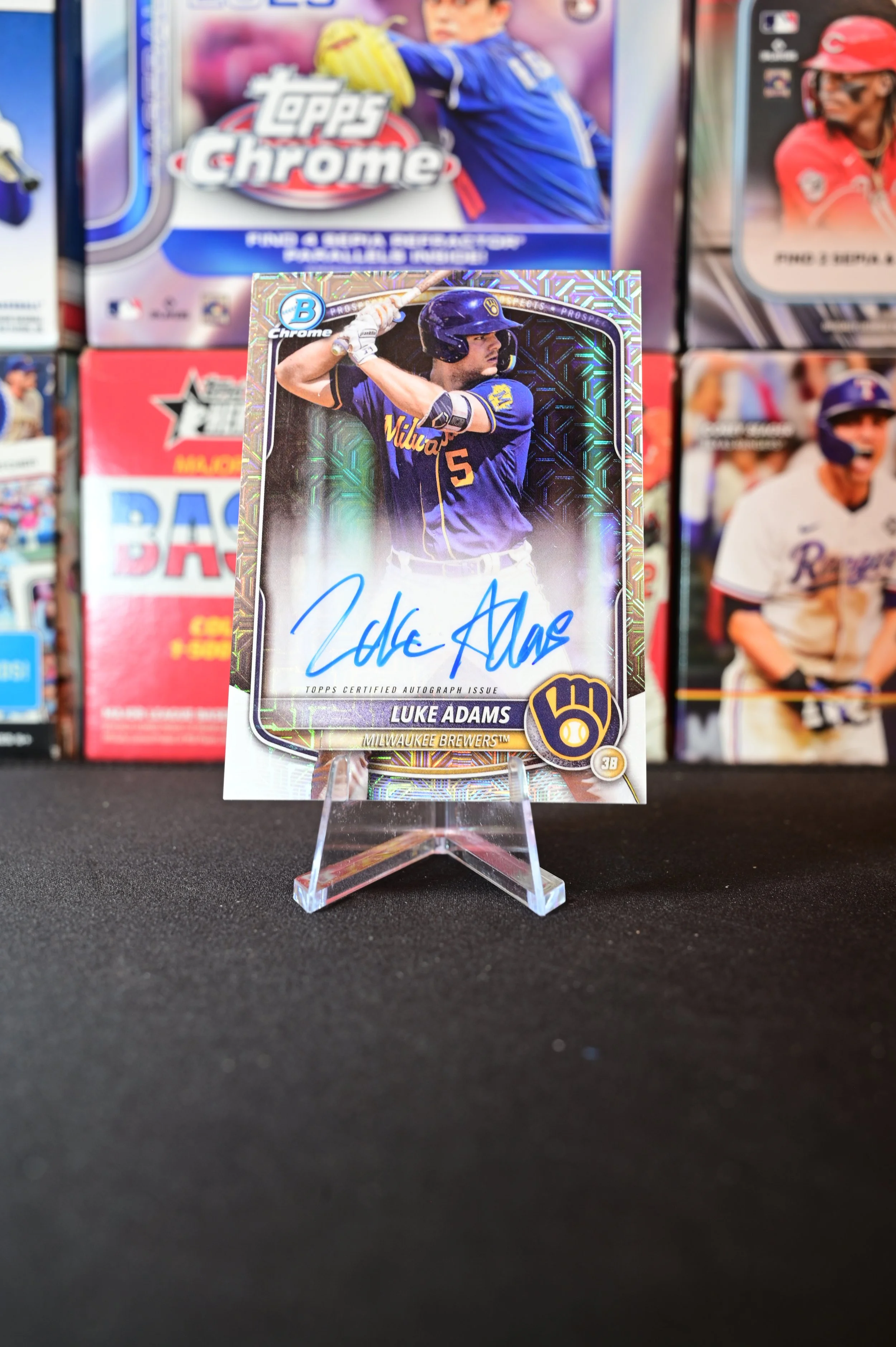 2025 Bowman Chrome - Luke Adams - Mojo Autograph