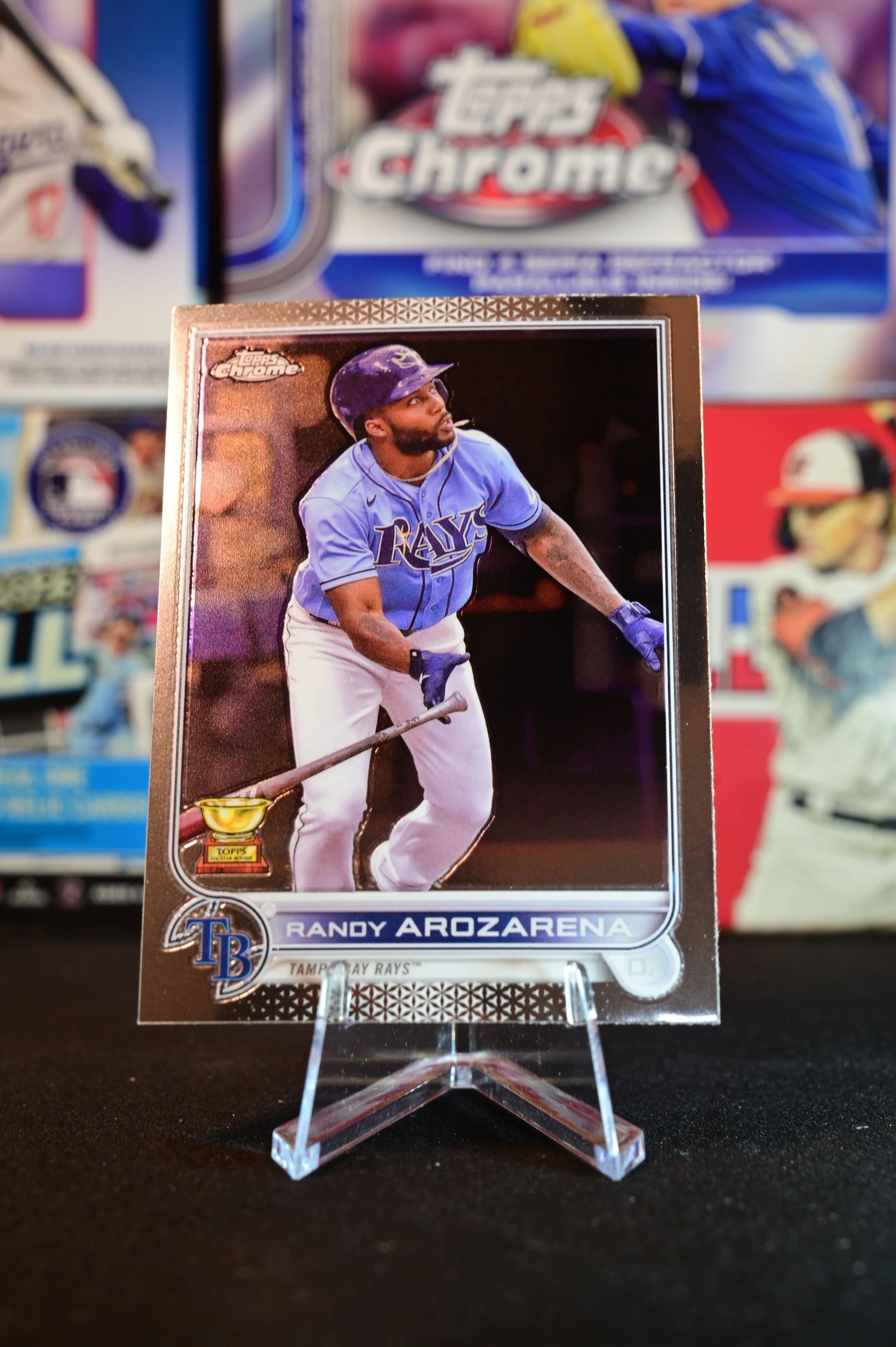 2022 Topps Chrome - Randy Arozarena - Gold Cup - Tampa Bay Rays