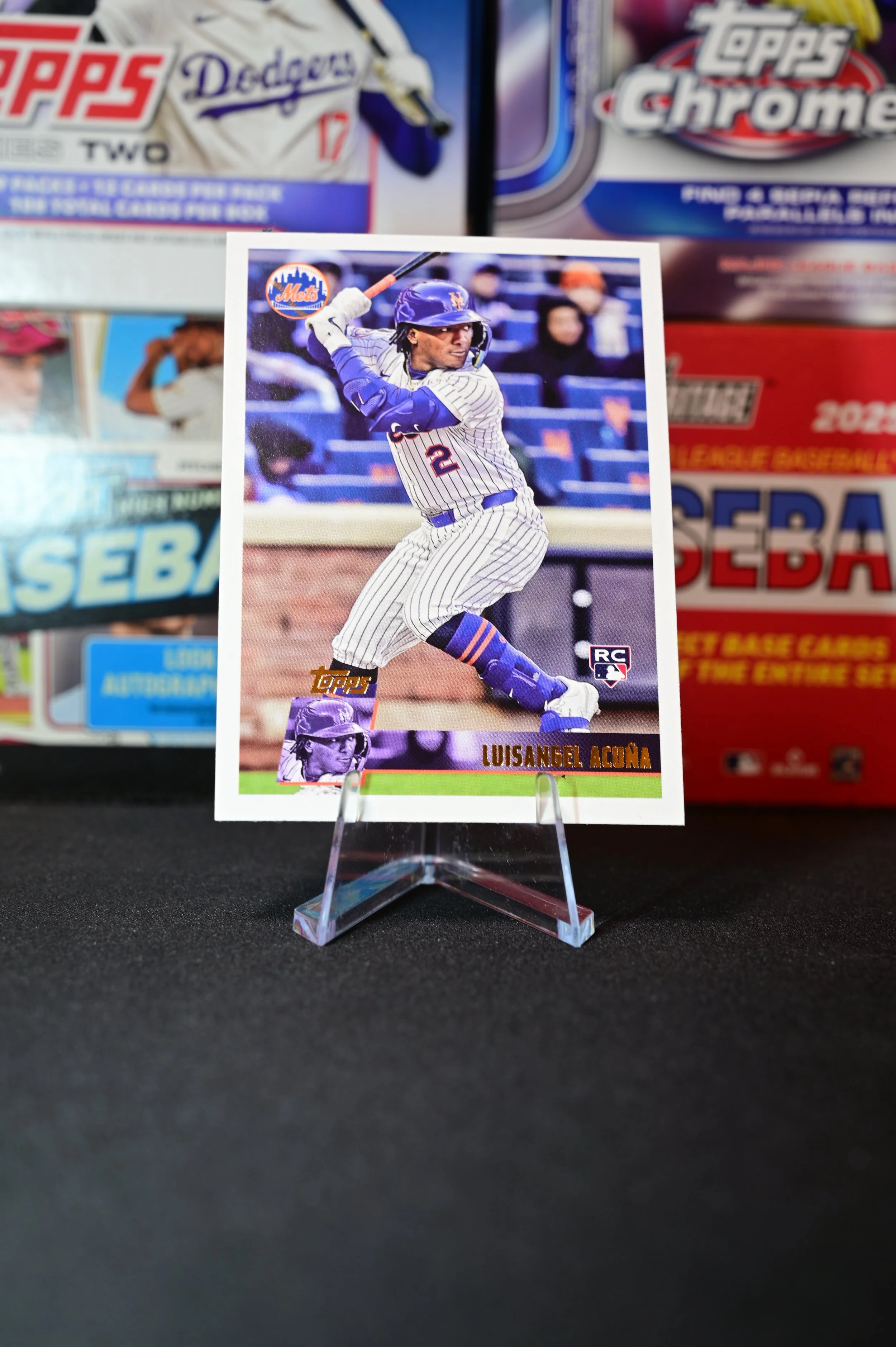 2025 Topps Archives - Luisangel Acuna - base - New York Mets - (RC)