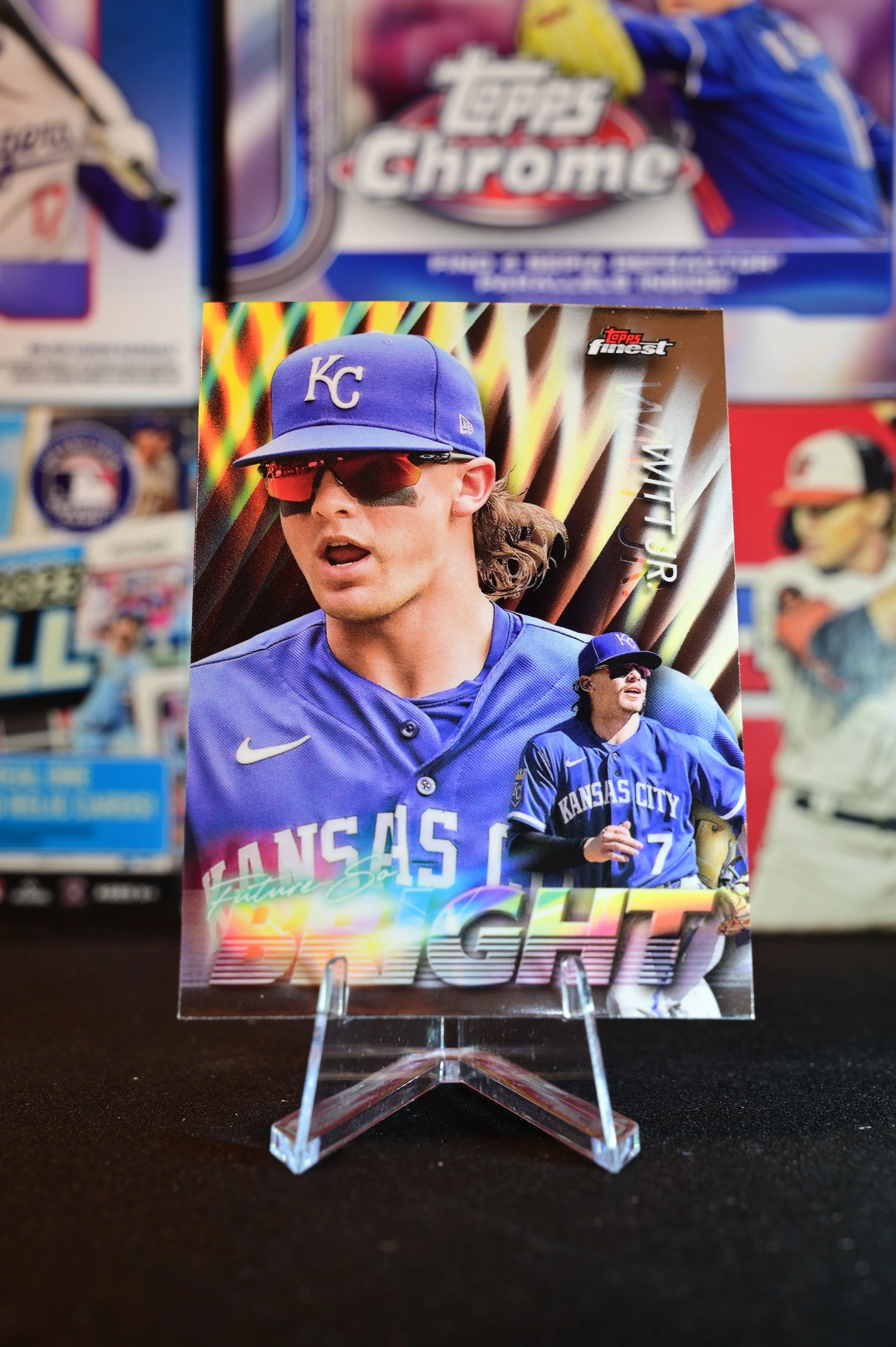 2024 Topps Finest - Bobby Witt Jr - Future so Bright Insert - Kansas City Royals