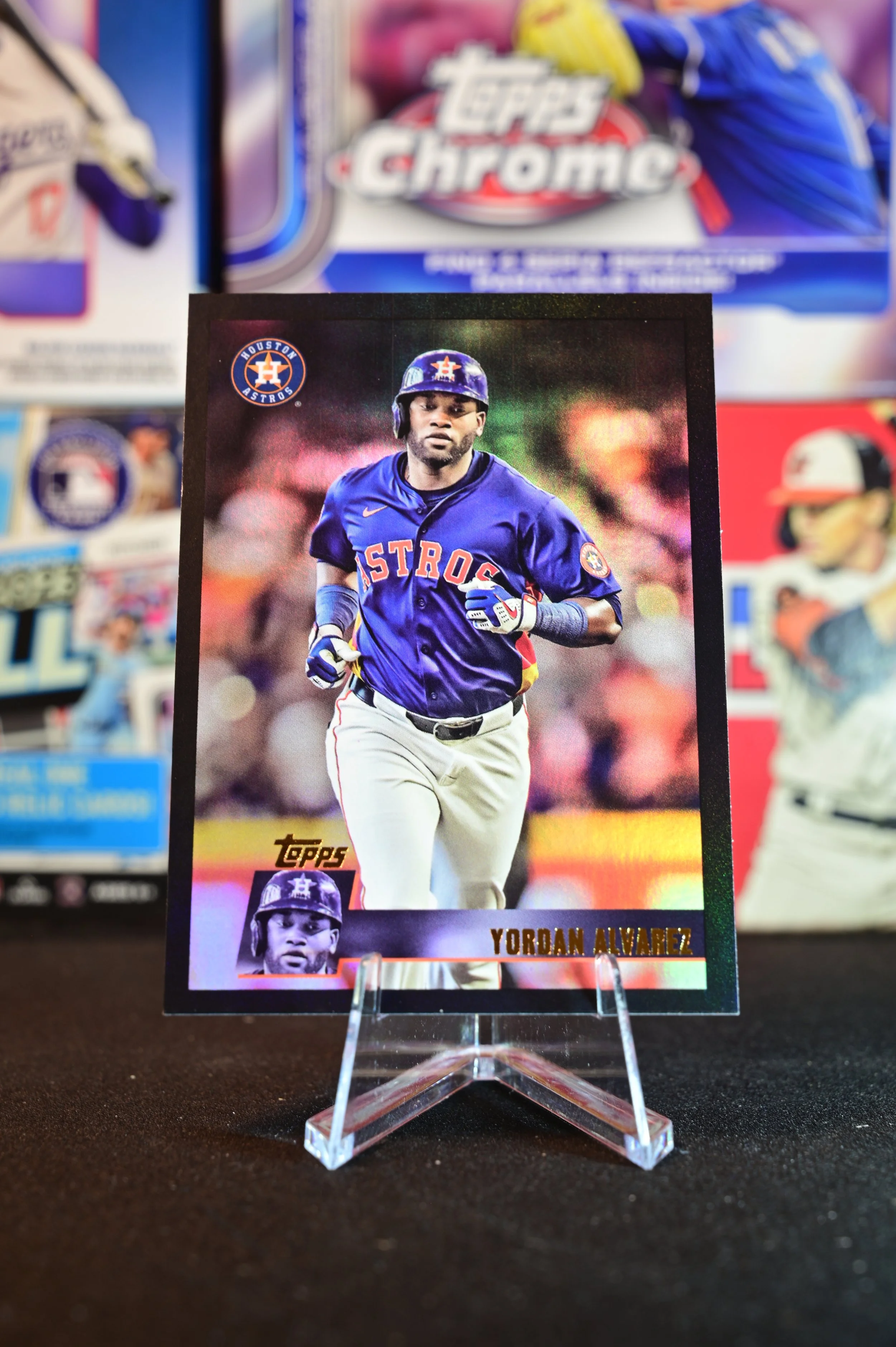 2025 Topps Archives - Yordan Alvarez - Black Border Parallel - Houston Astros