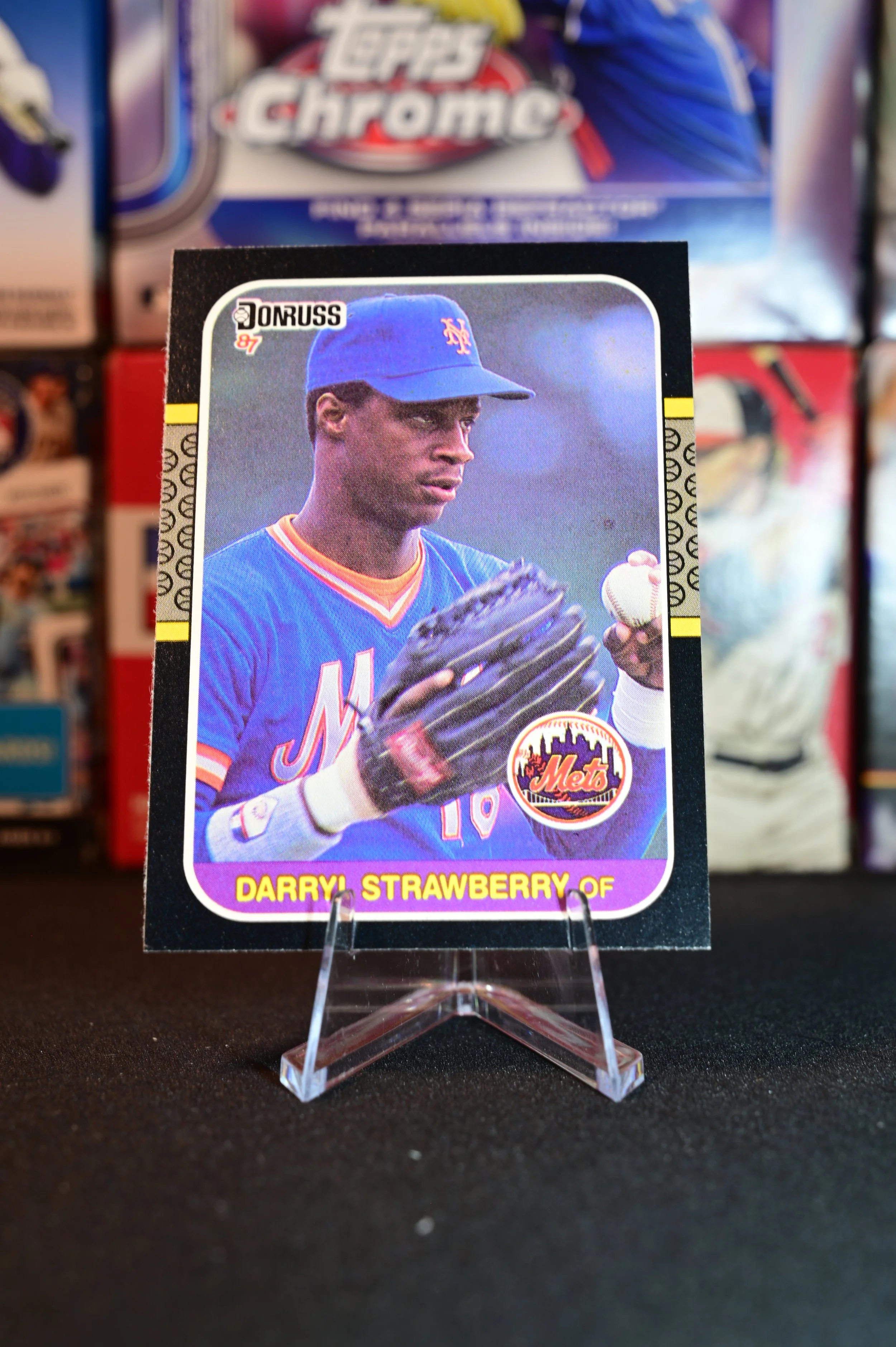 1987 Donruss - Darryl Strawberry - base - New York Mets
