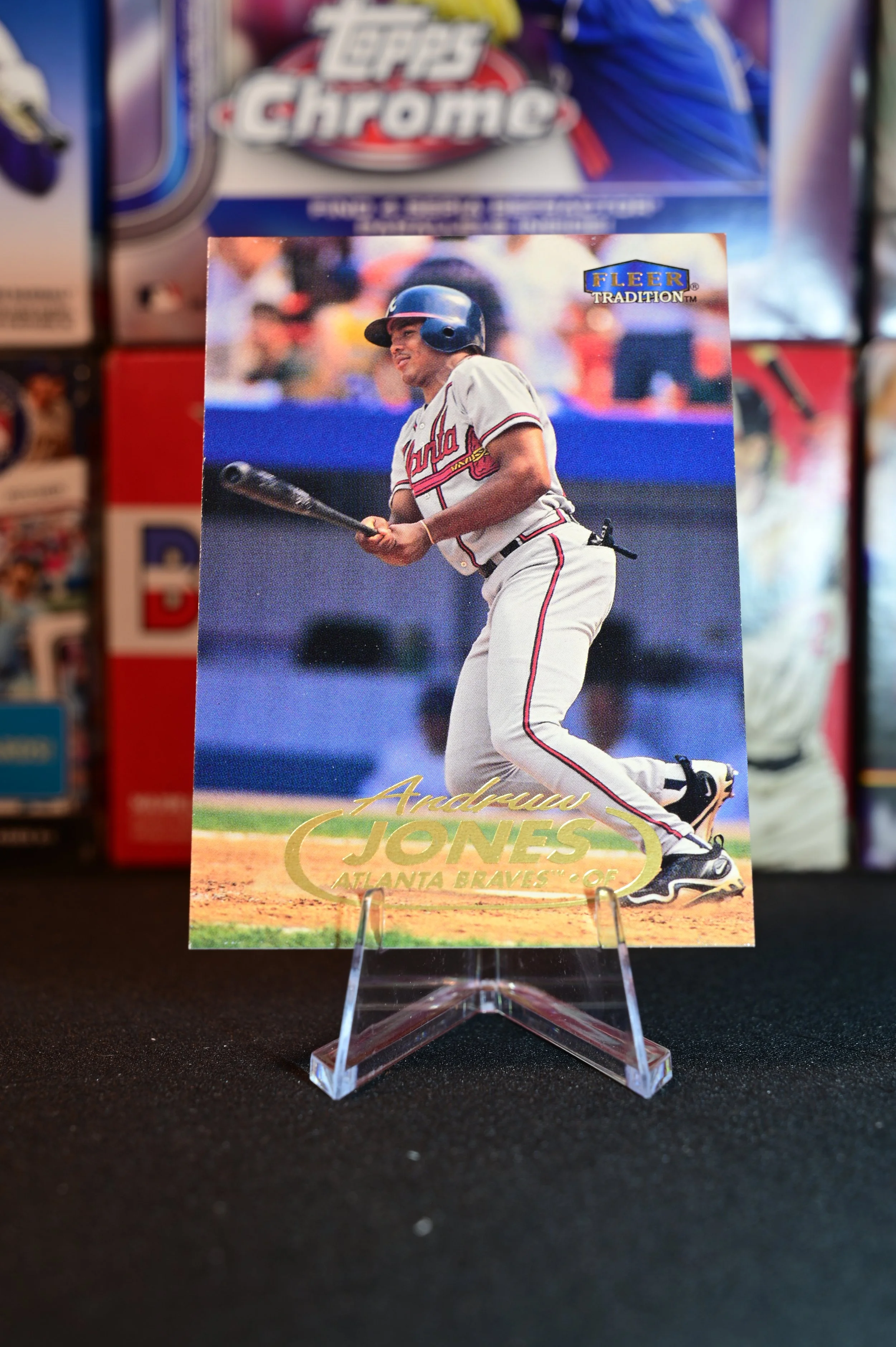 1998 Fleer Tradition - Andruw Jones - base - Atlanta Braves