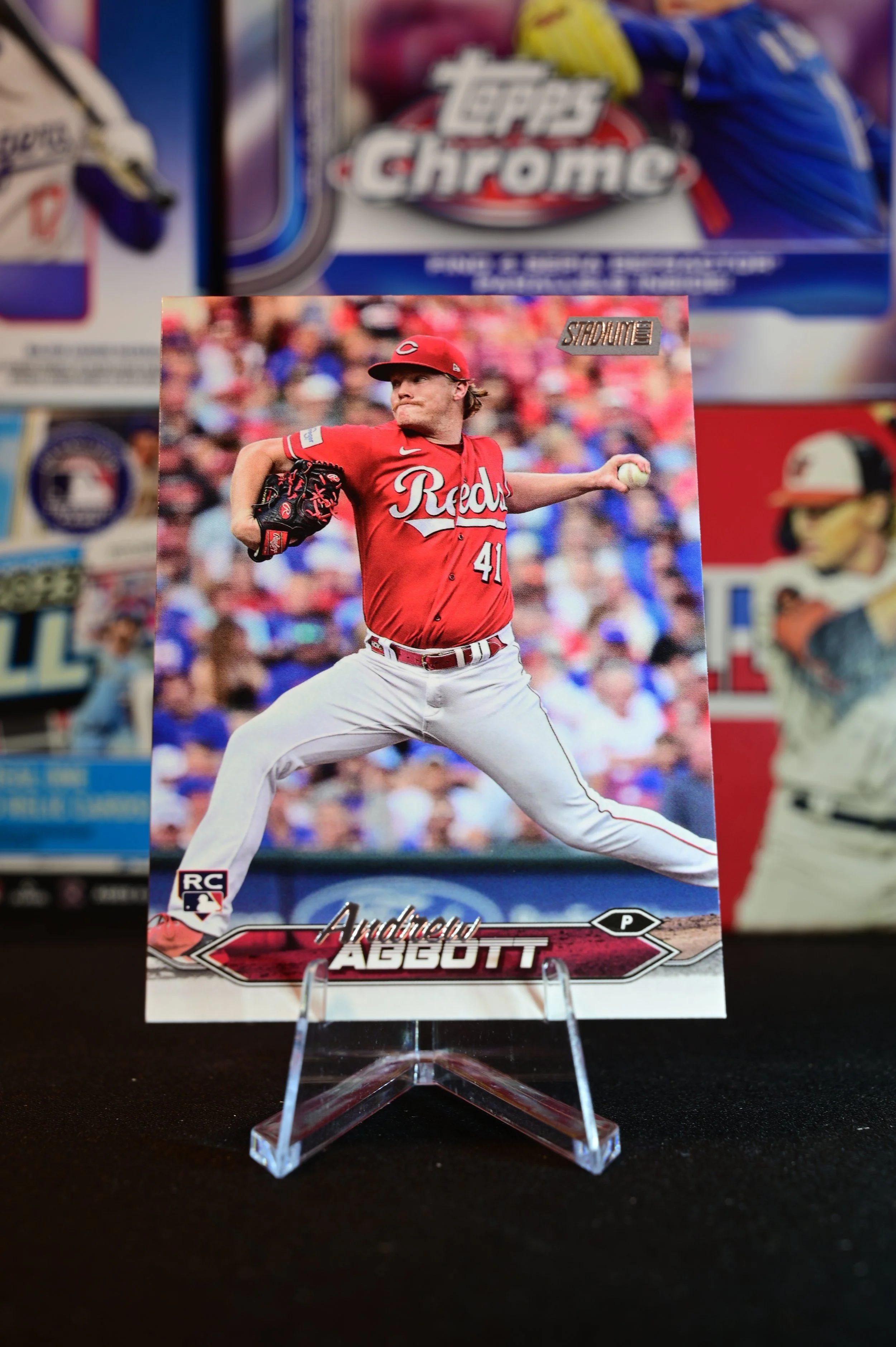 2024 Stadium Club - Andrew Abbott - base - Cincinnati Reds - (RC)