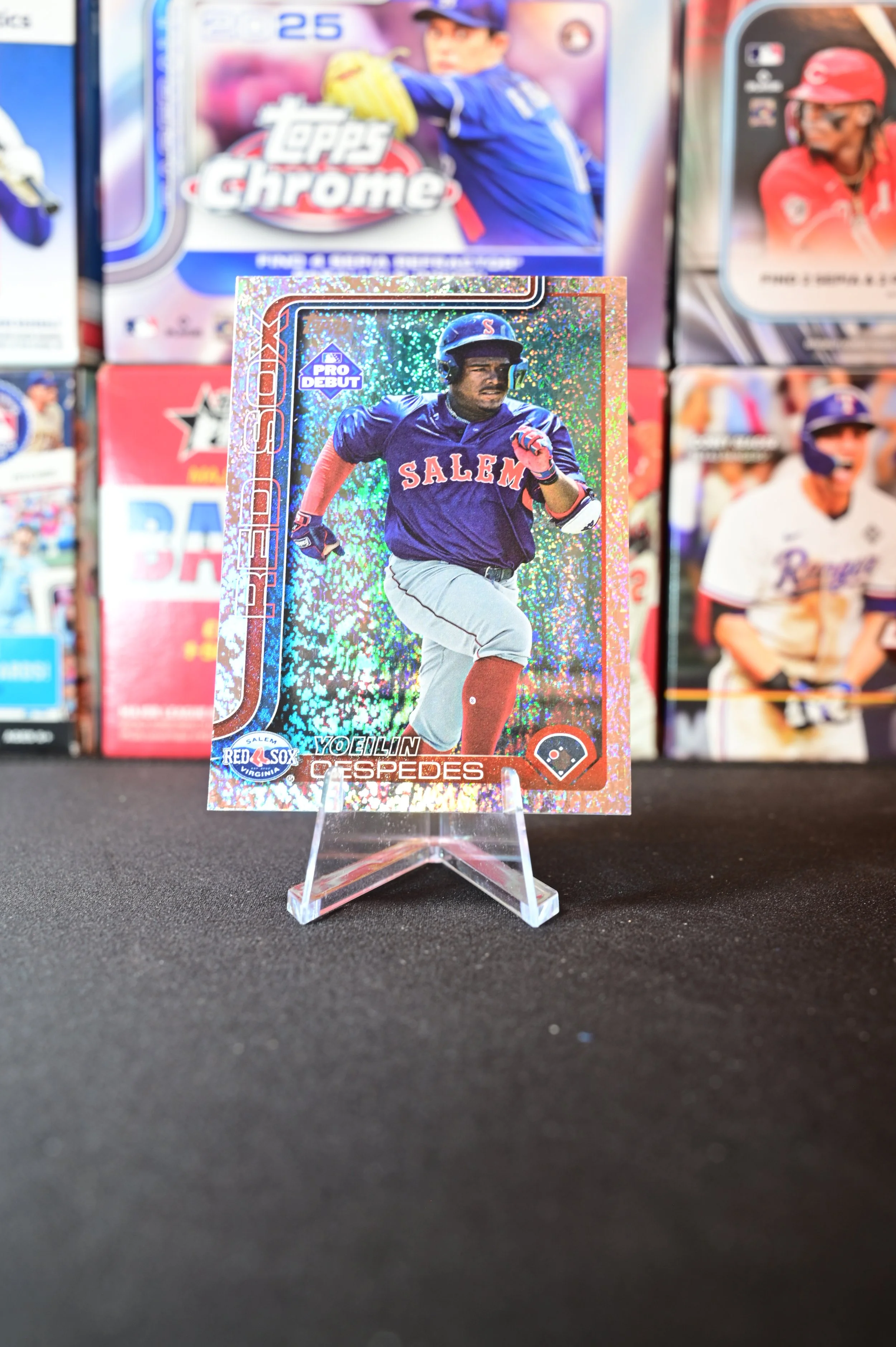 2025 Topps Pro Debut - Yoeilin Cespedes - Foil Sparkle /175 - Boston Red Sox