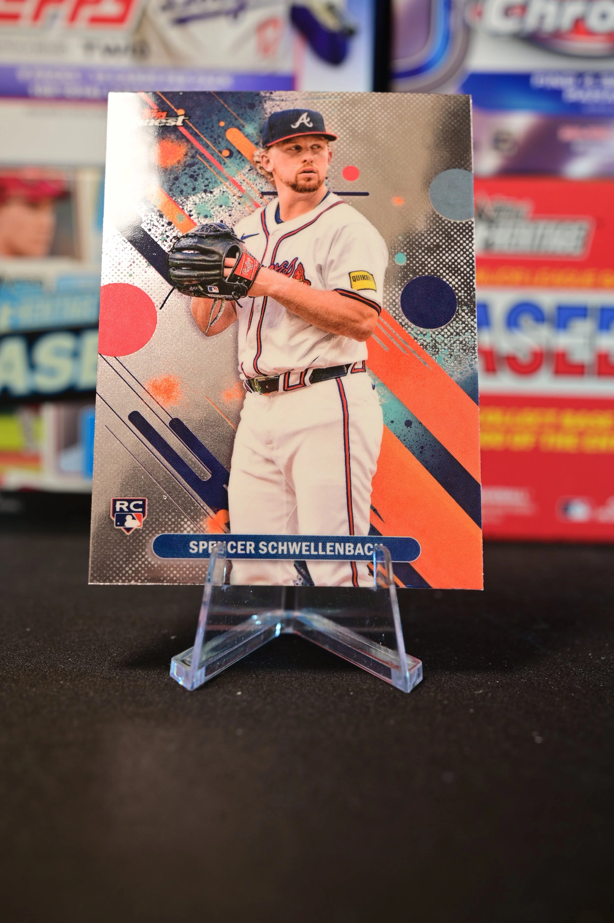 2025 Topps Finest - Spencer Schwellenbach - base - Atlanta Braves - (RC)