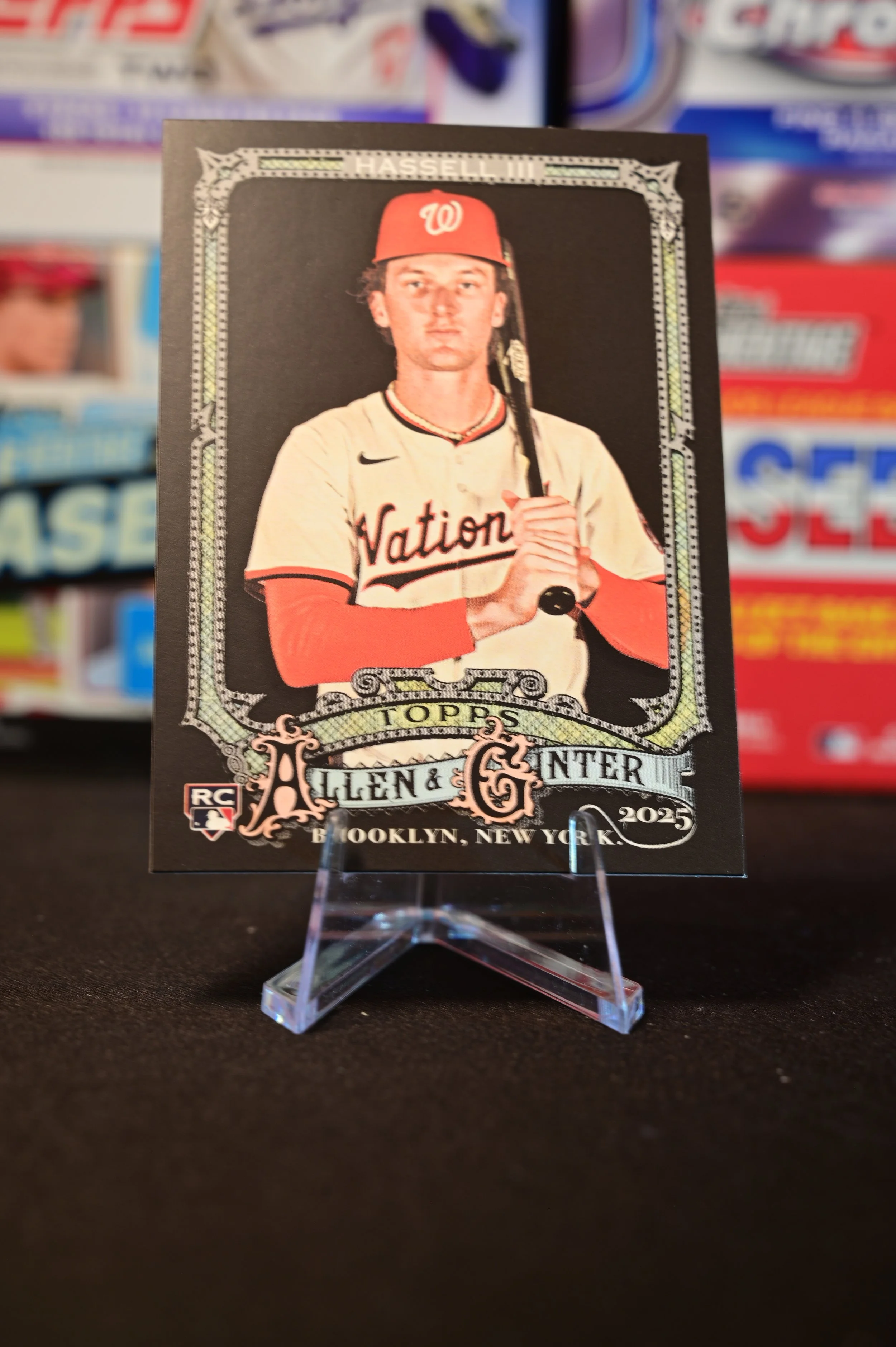 2025 Allen & Ginter X - Robert Hassell III - base - Washington Nationals - (RC)