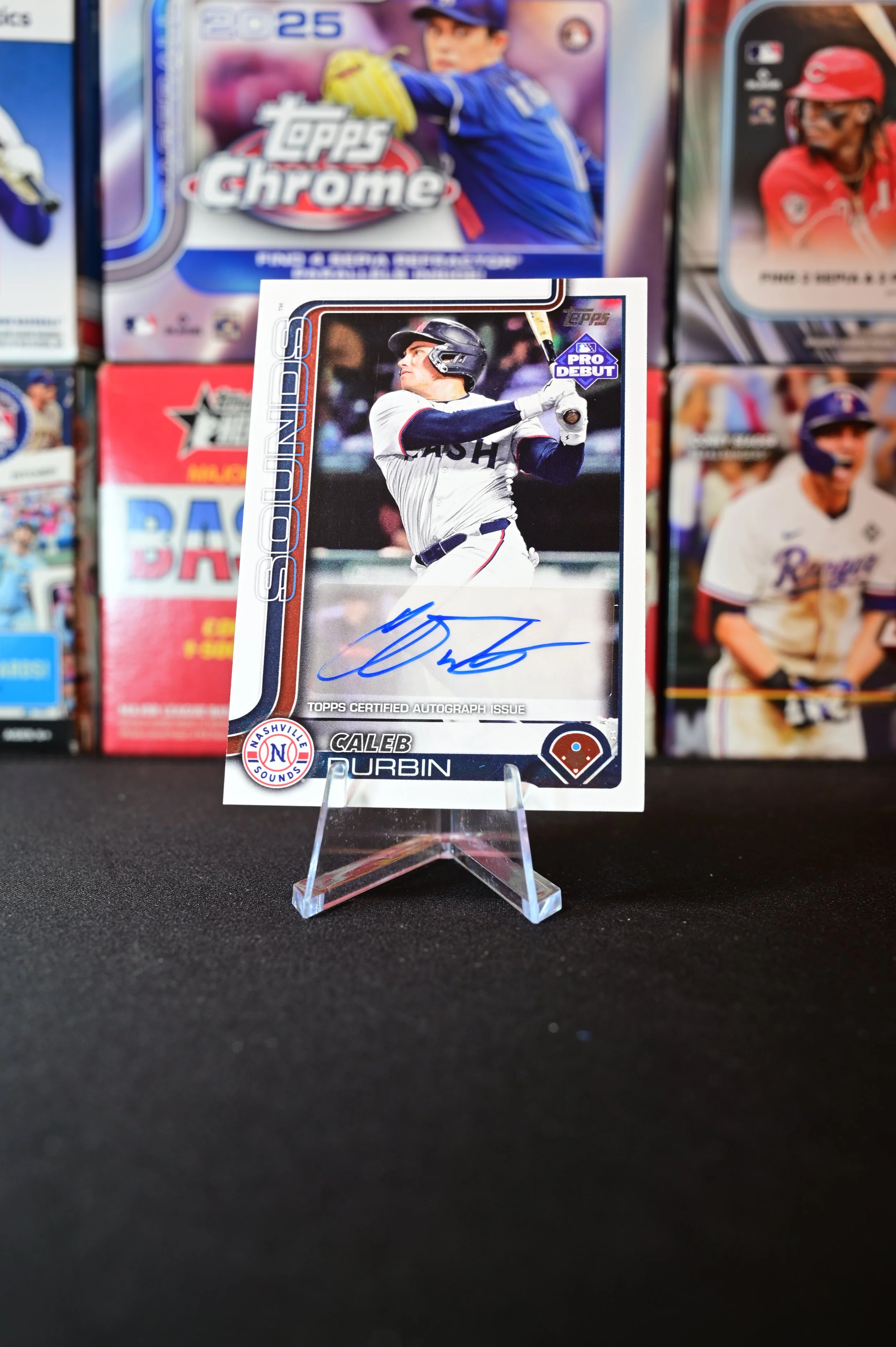 2025 Topps Pro Debut - Caleb Durbin - Autograph - Milwaukee Brewers