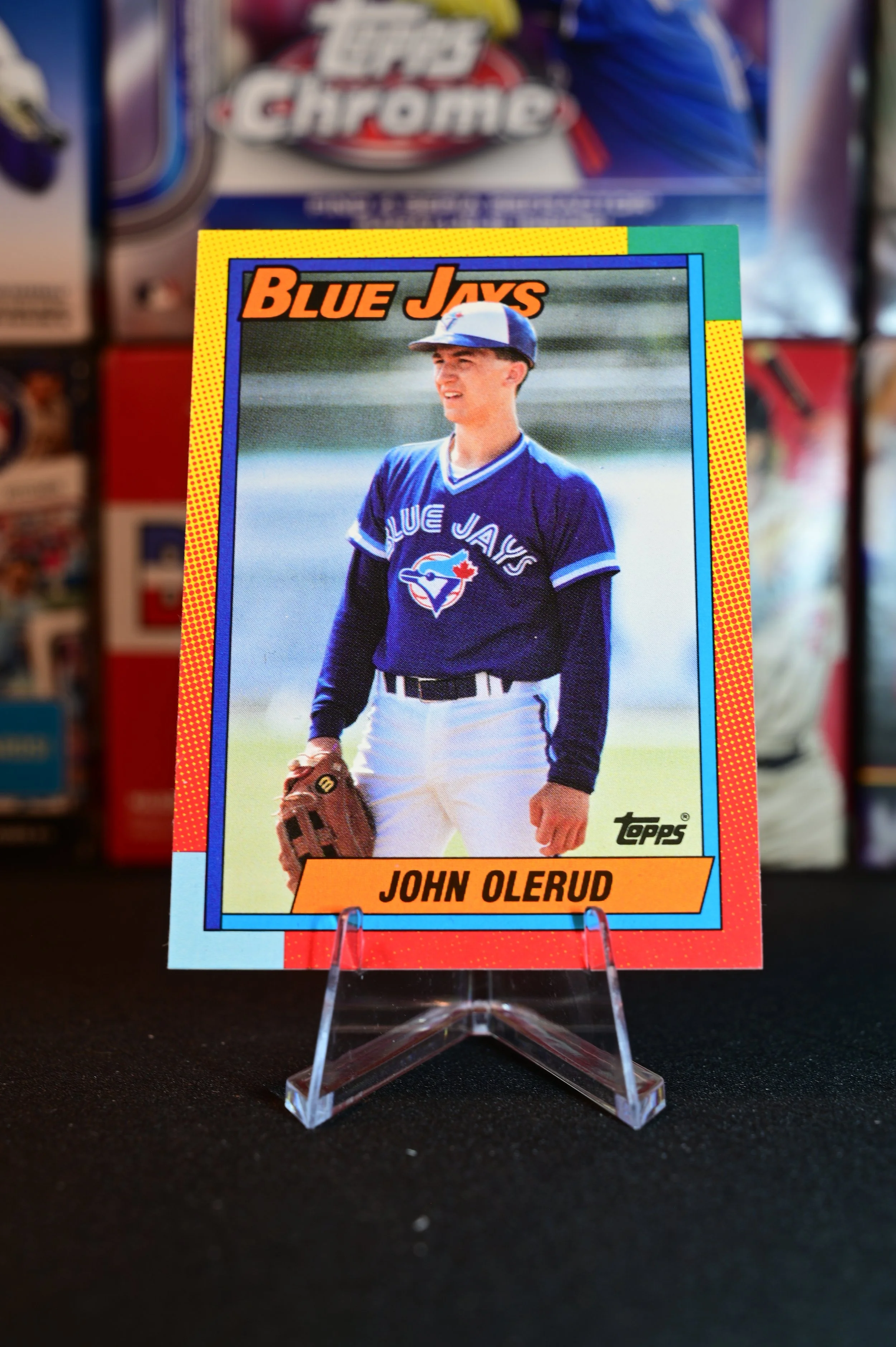 1990 Topps Traded - John Olerud - base - Toronto Blue Jays - (RC)