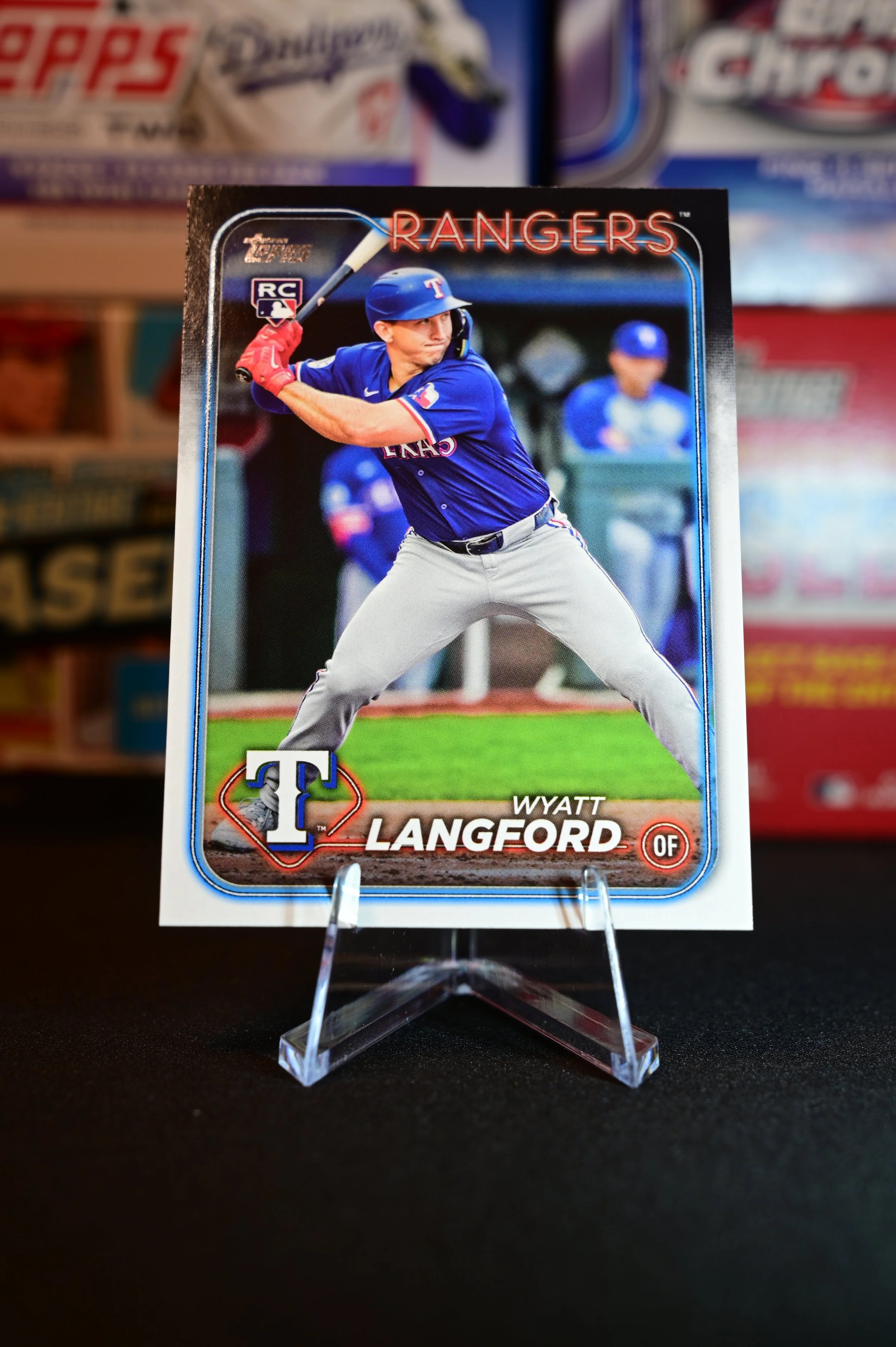 2024 Topps - Wyatt Langford - base - Texas Rangers - (RC)