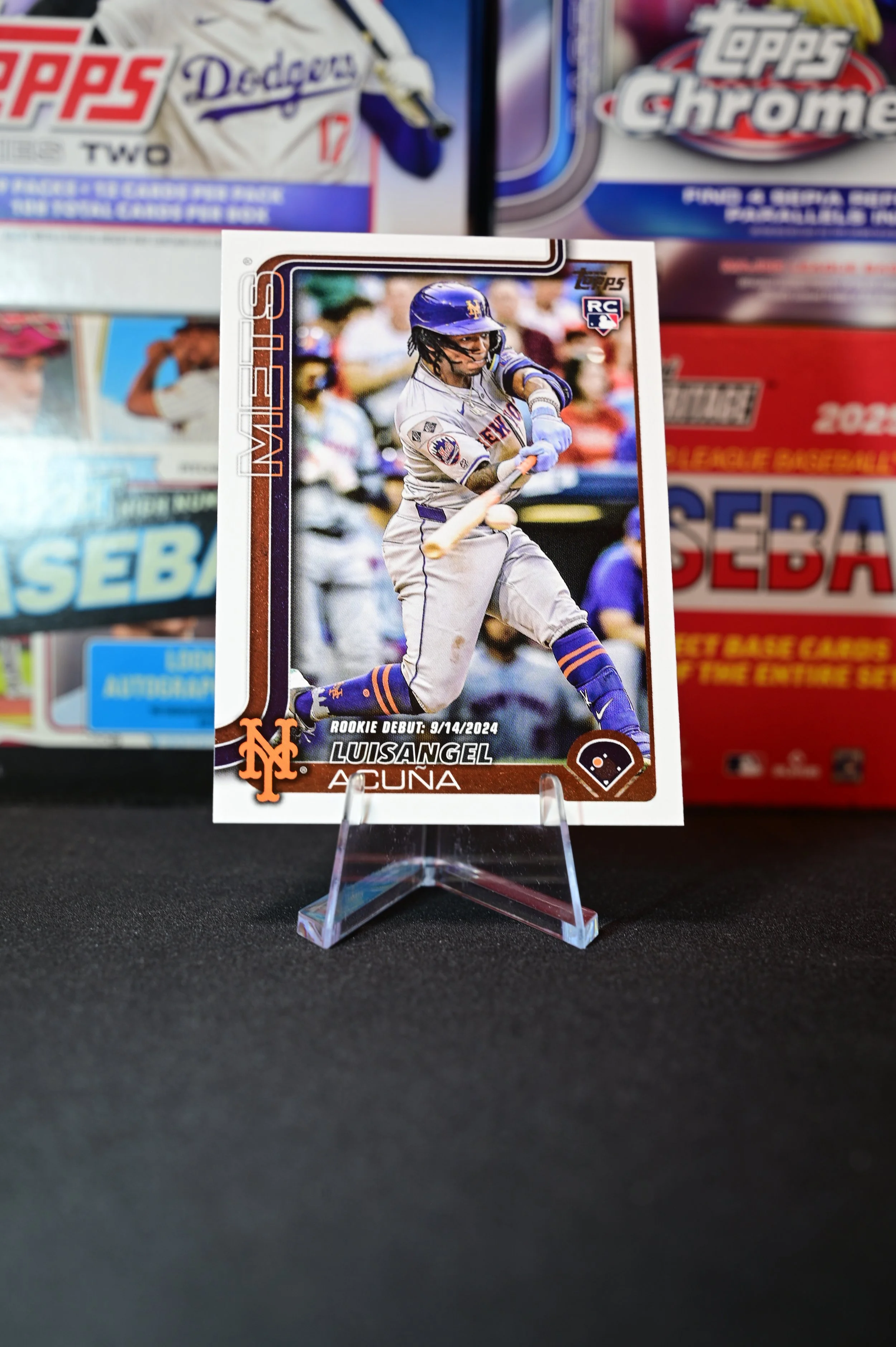 2025 Topps - Luisangel Acuna - Rookie Debut - New York Mets - (RC)