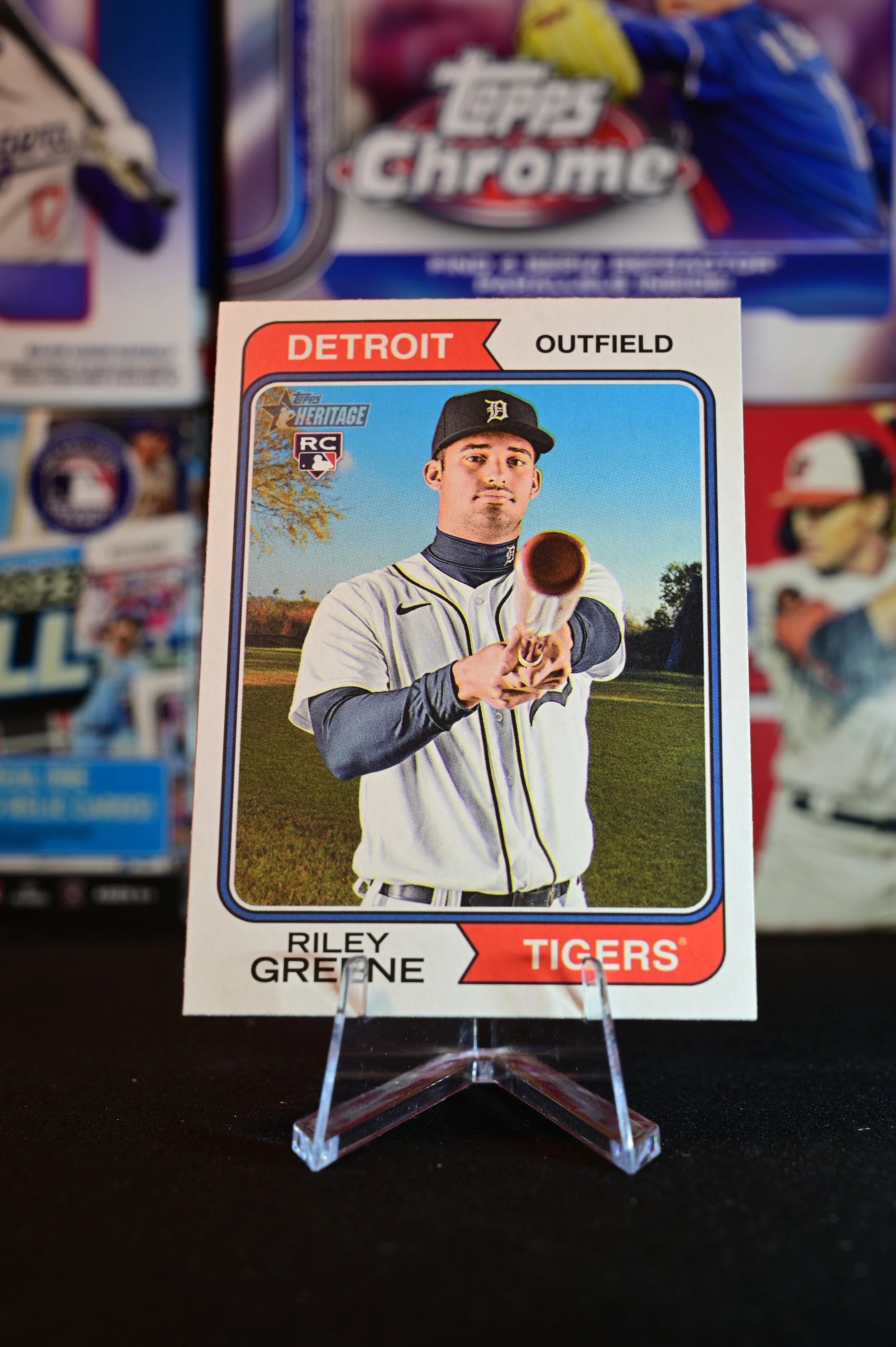 2023 Topps Heritage - Riley Greene - base - Detroit Tigers - (RC)