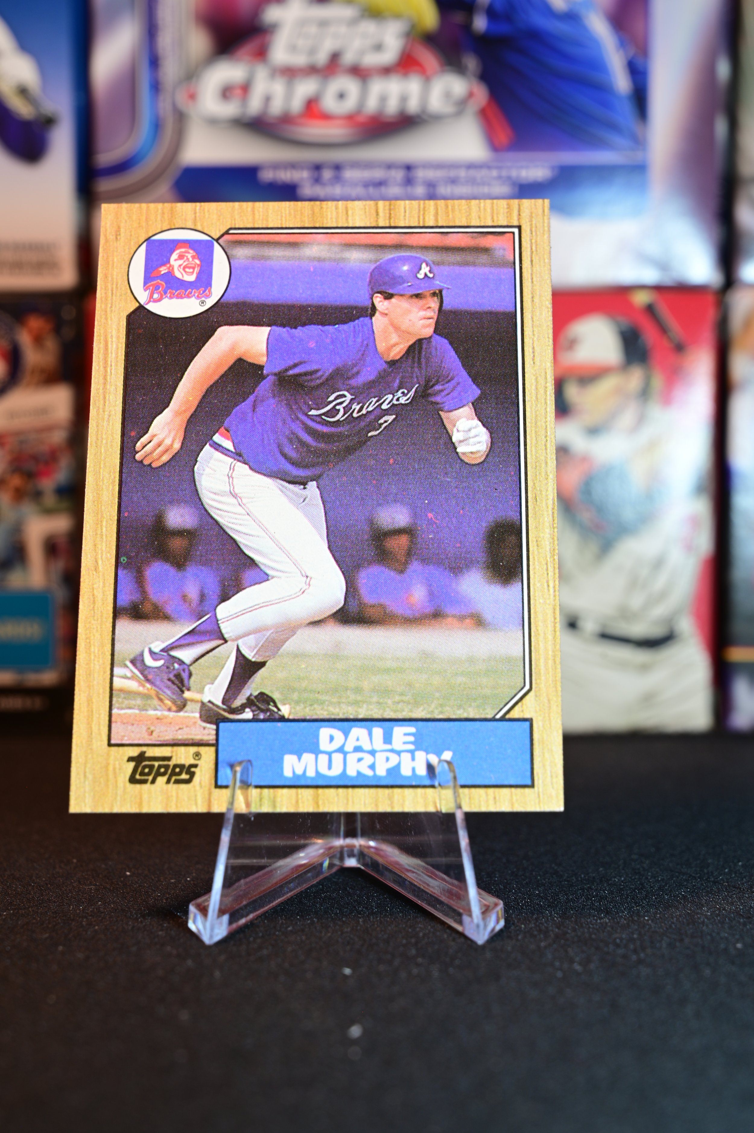 1987 Topps - Dale Murphy - base - Atlanta Braves