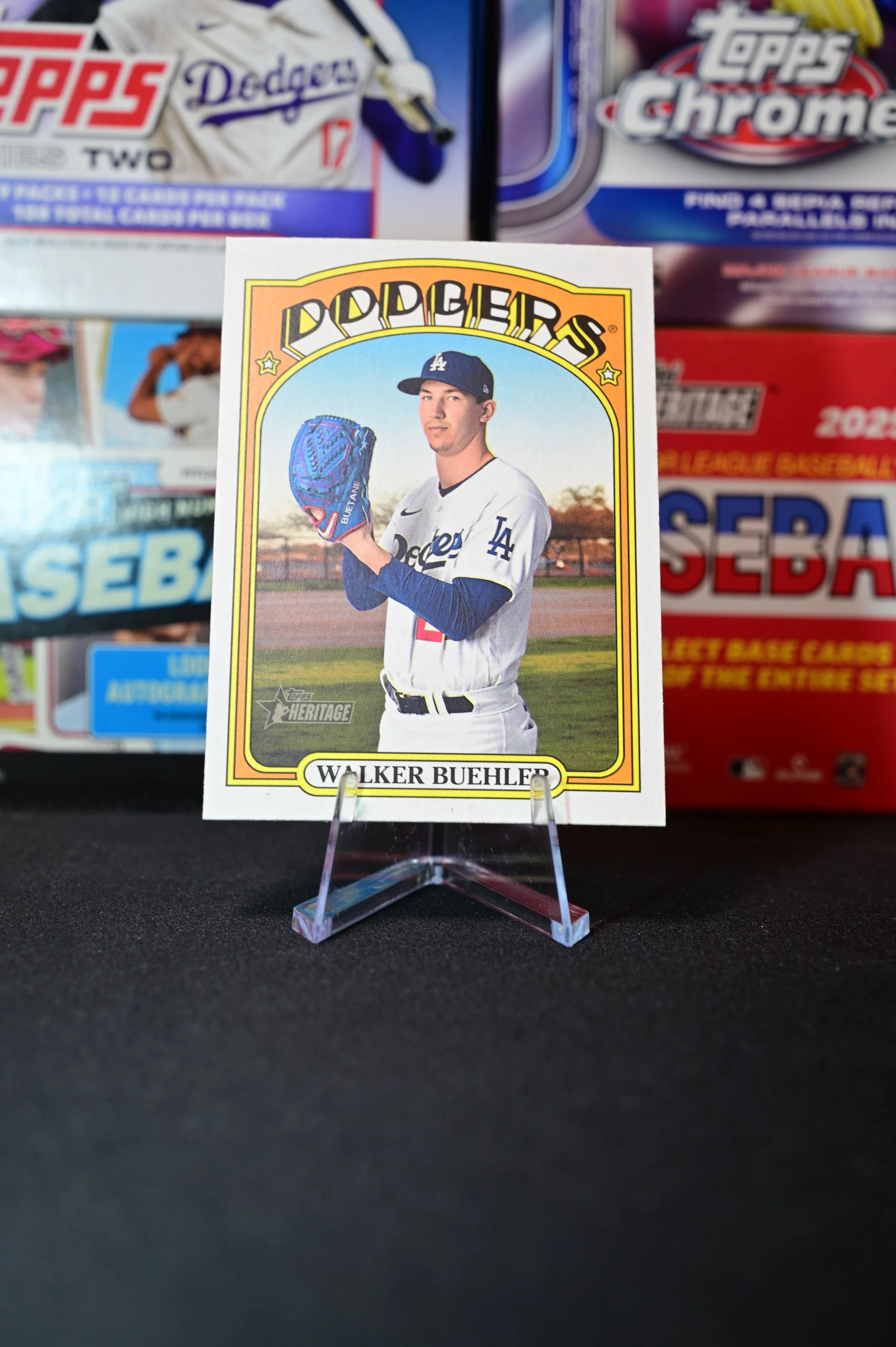 2021 Topps Heritage - Walker Beuhler - High Number SP - Los Angeles Dodgers