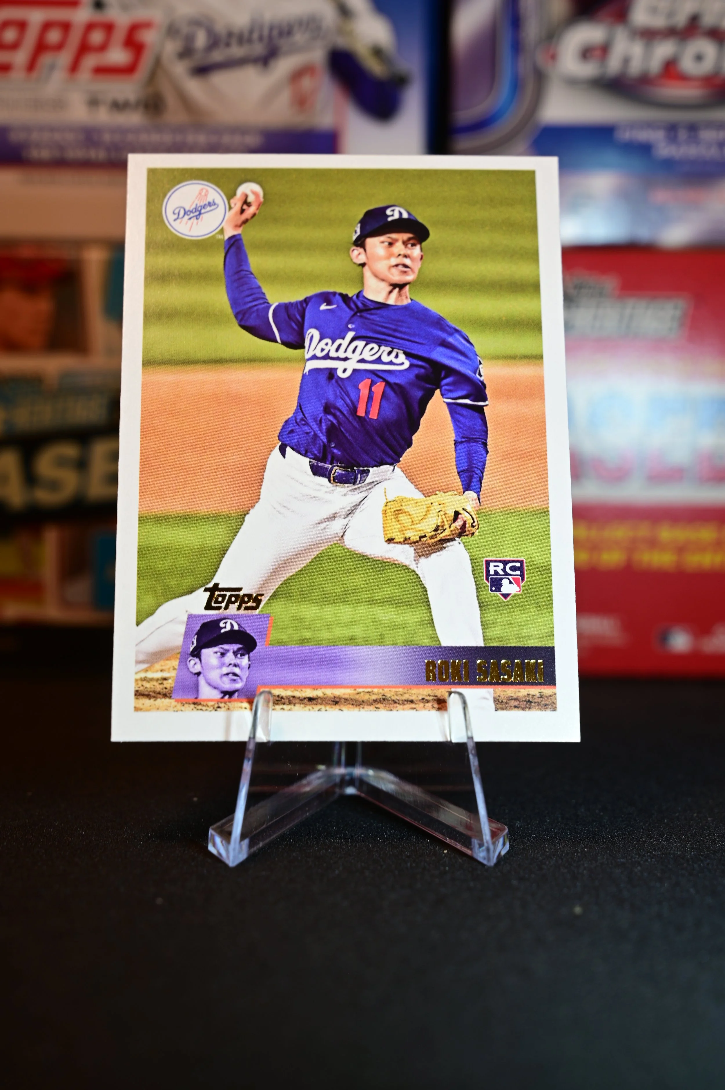 2025 Topps Archives - Roki Sasaki - base - Los Angeles Dodgers - (RC)