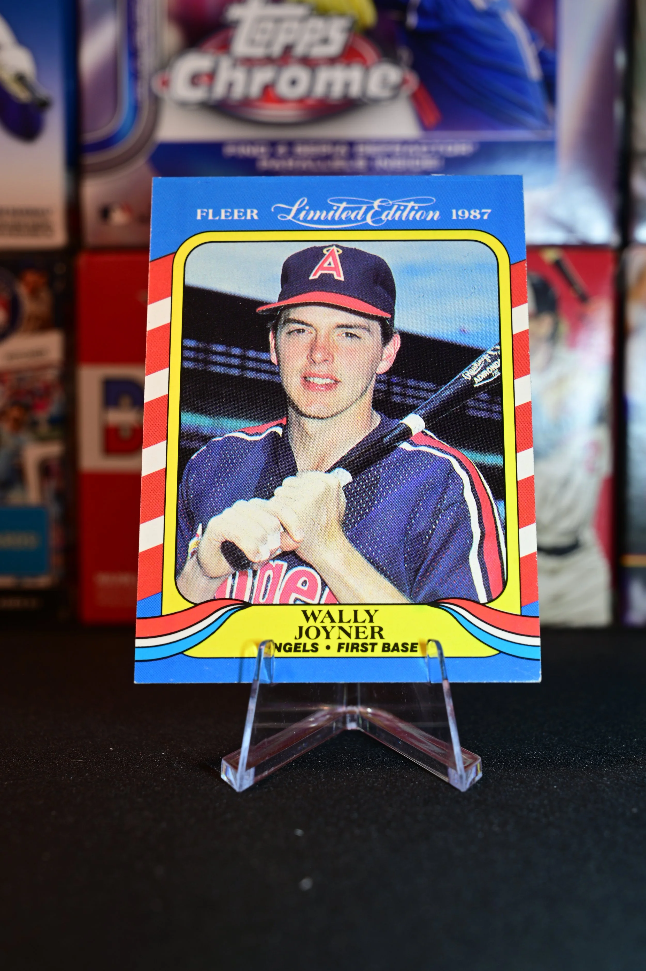 1987 Fleer Limited Edition - Wally Joyner - base - Los Angeles Angels - (RC)