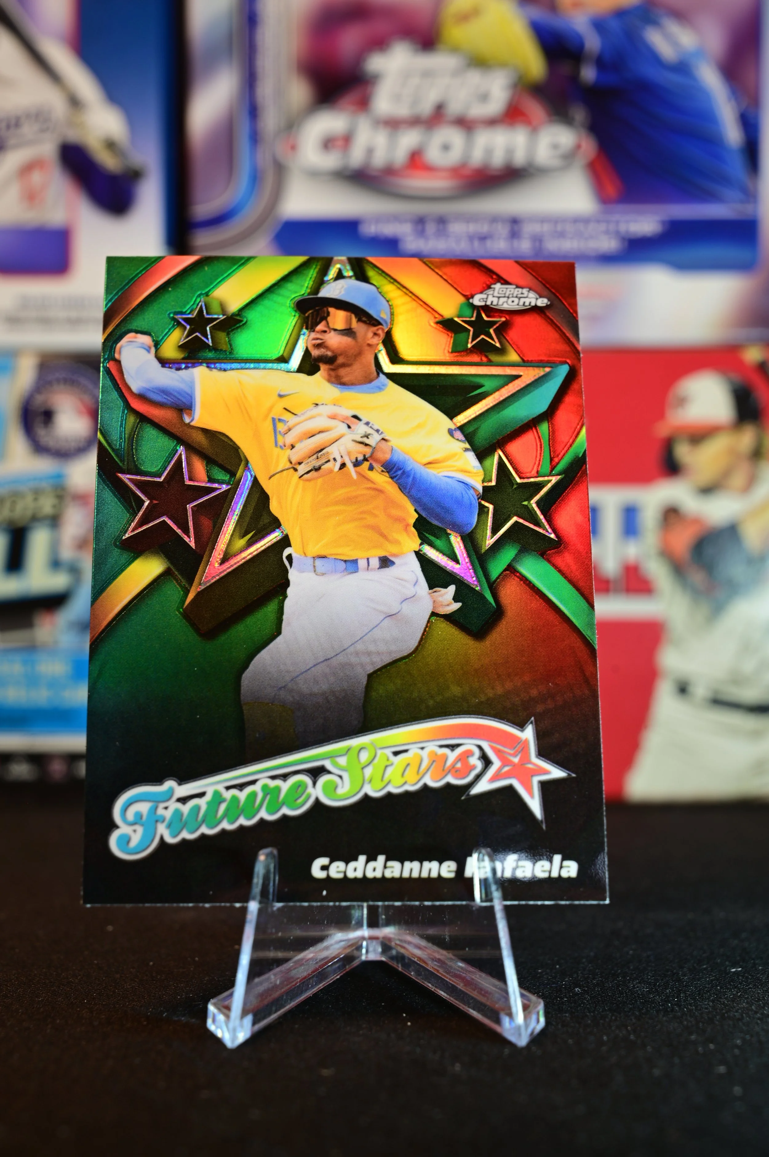 2025 Topps Chrome - Ceddanne Rafaela - Future Stars Insert - Boston Red Sox
