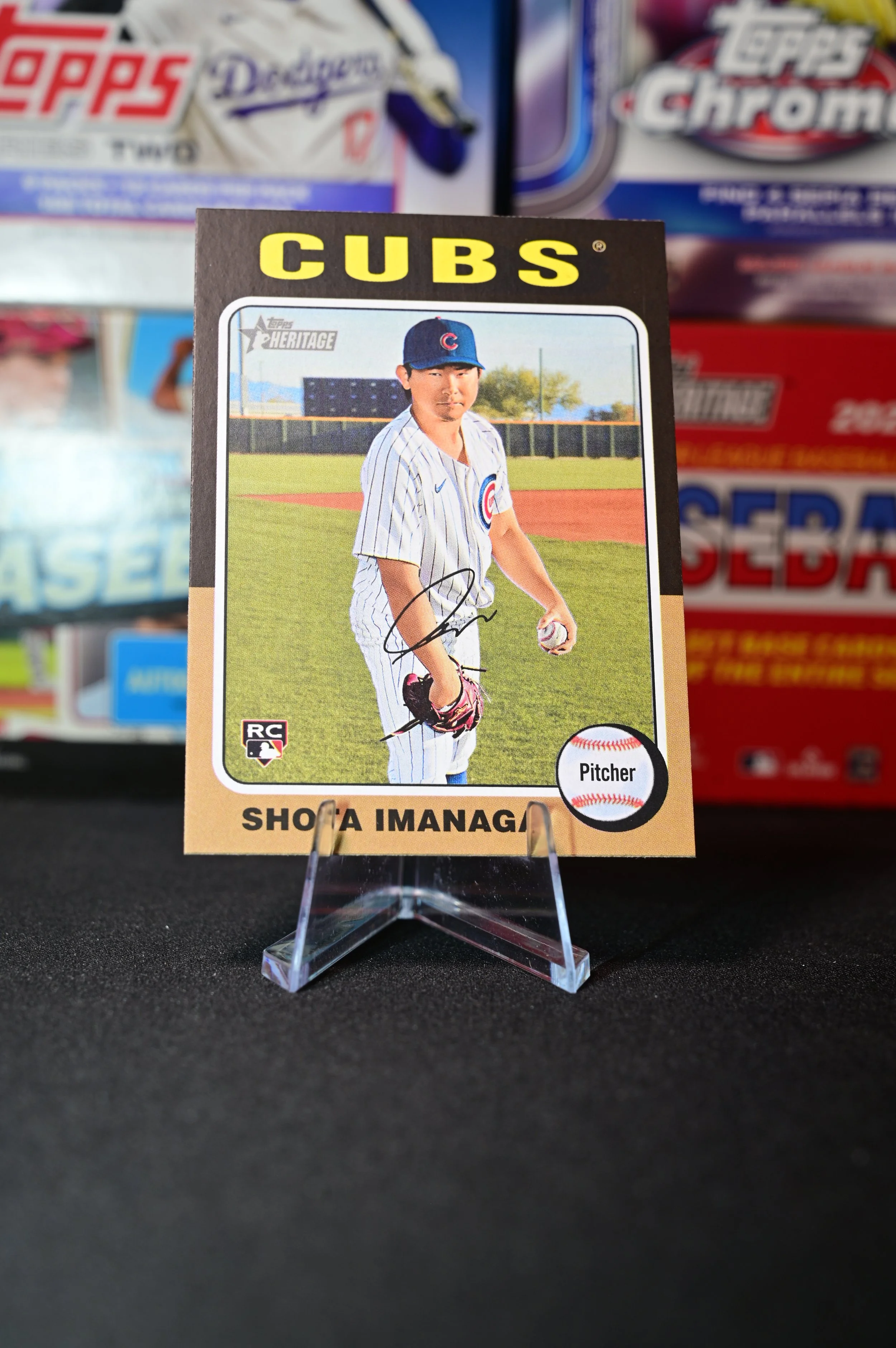 2024 Topps Heritage - Shota Imanaga - base - Chicago Cubs - (RC)