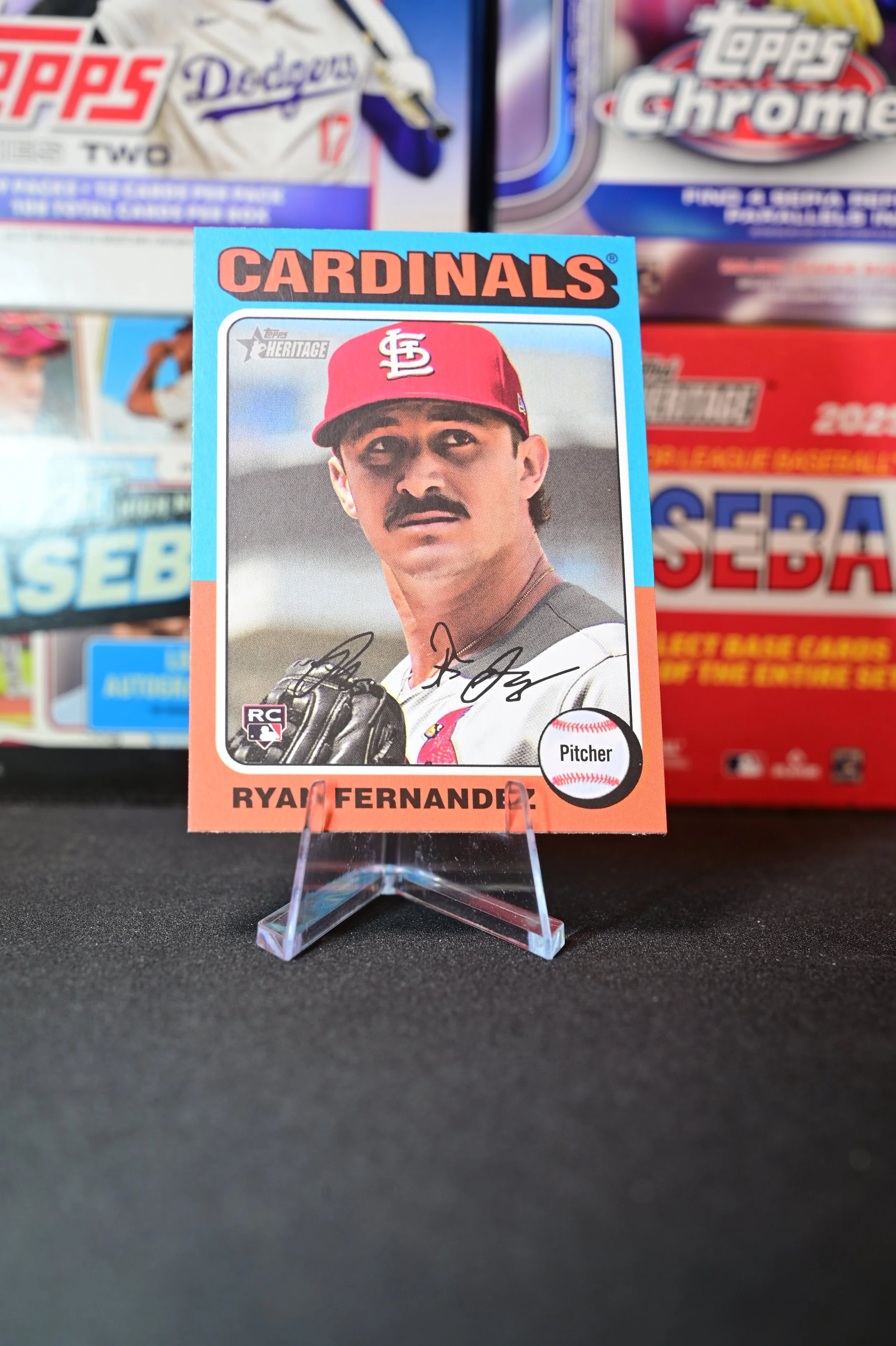 2024 Topps Heritage - Ryan Fernandez - High Number SP - St. Louis Cardinals - (RC)