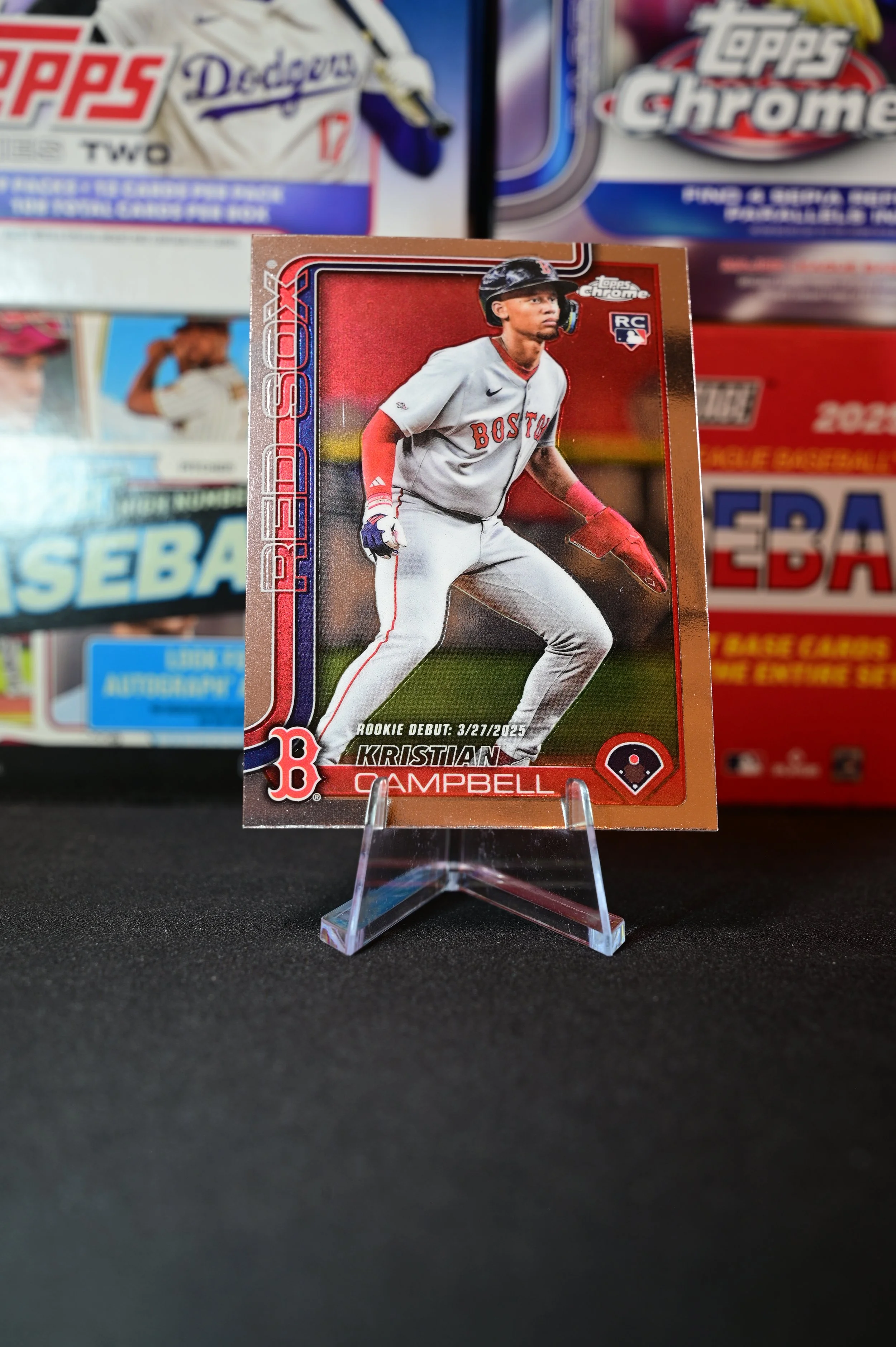 2025 Topps Chrome - Kristian Campbell - Rookie Debut - Boston Red Sox - (RC)