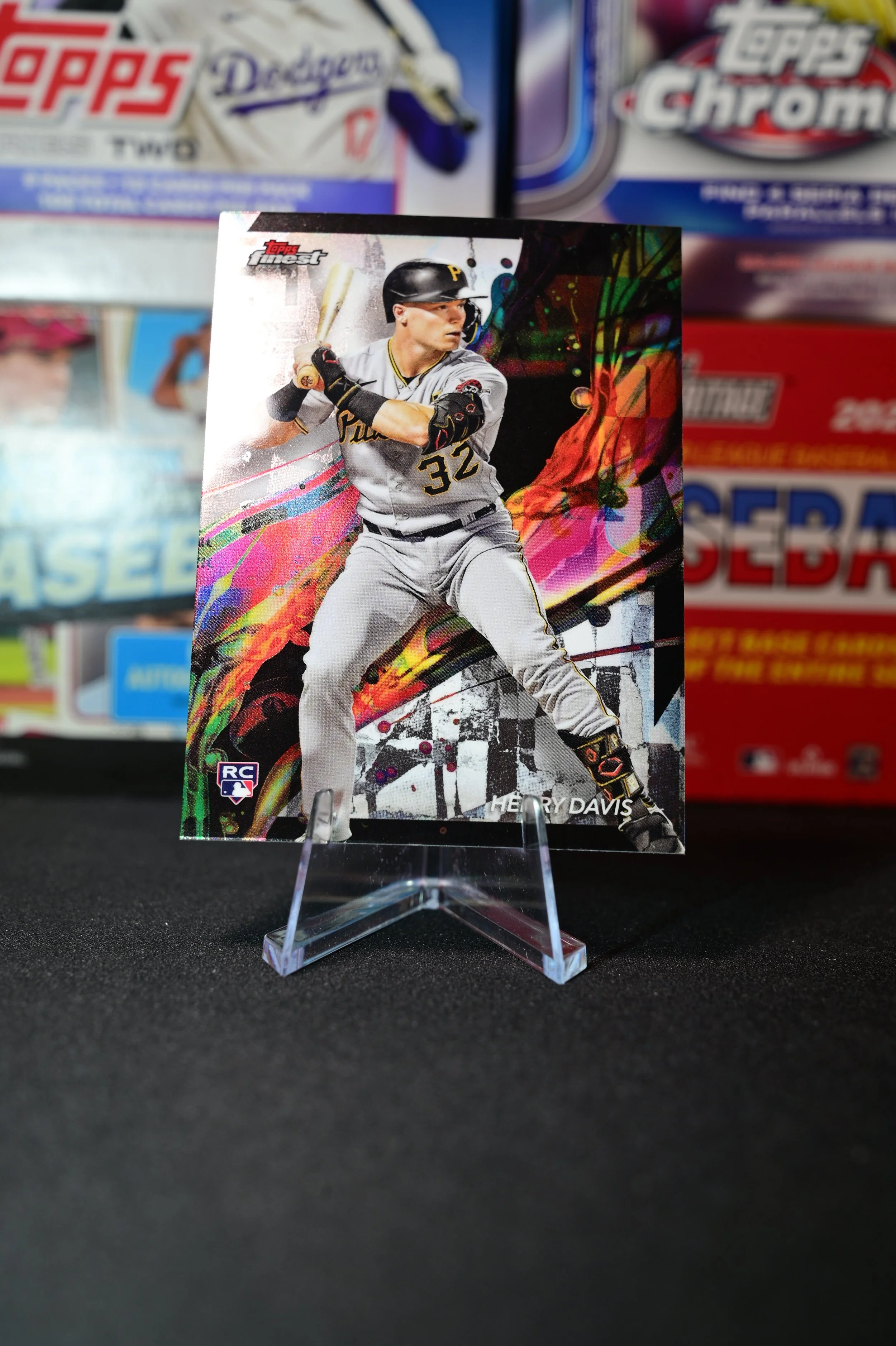 2024 Topps Finest - Henry Davis - base - Pittsburgh Pirates - (RC)