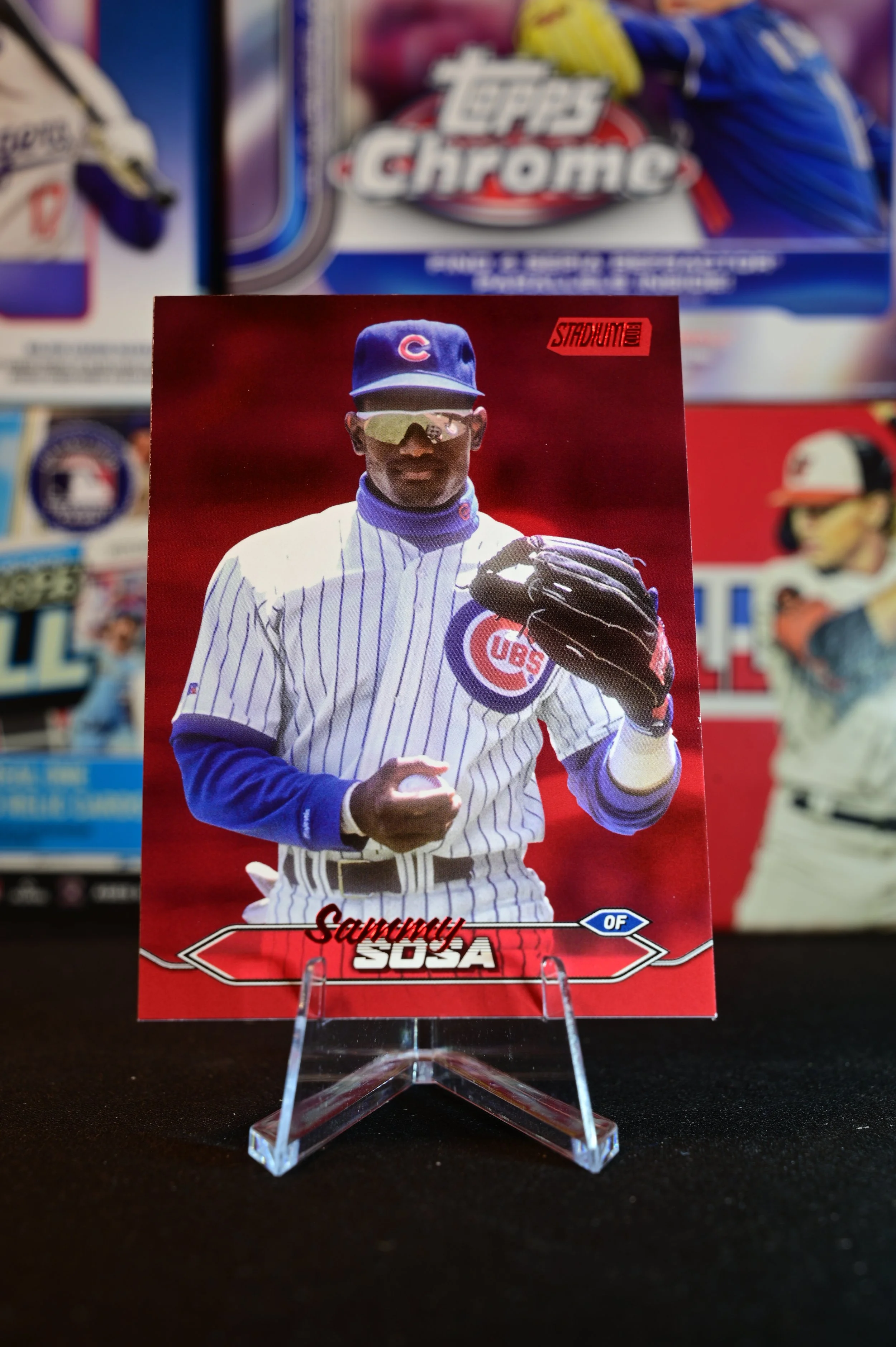 2024 Staduim Club - Sammy Sosa - Red Parallel - Chicago Cubs