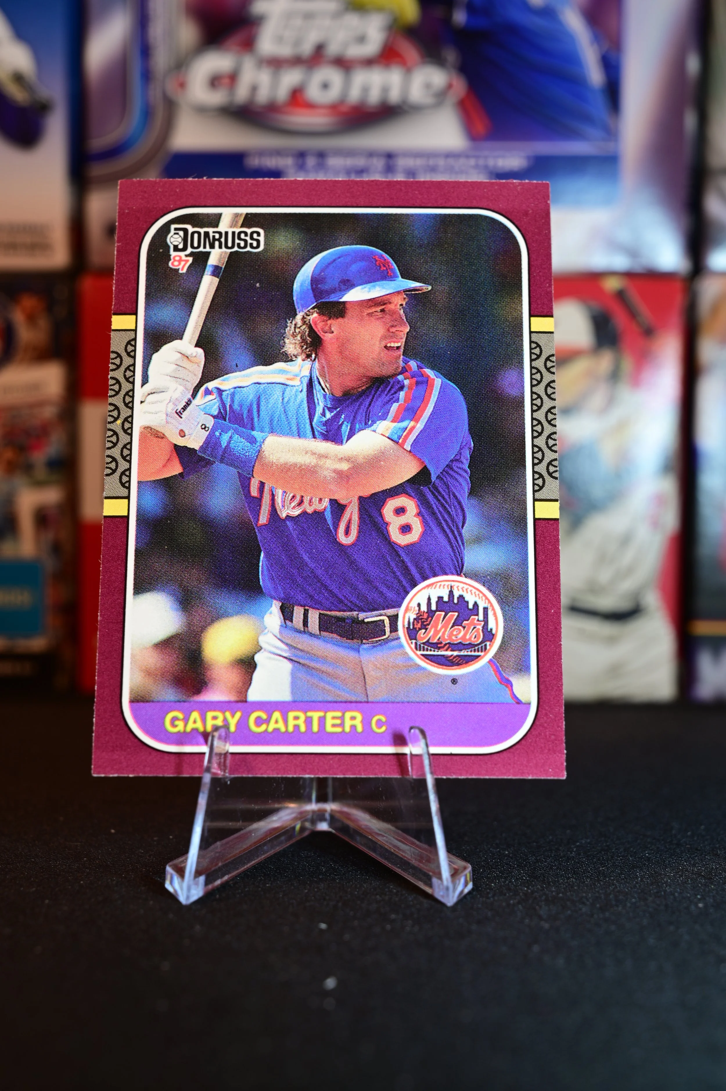 1987 Donruss Opening Day - Gary Carter - base - New York Mets