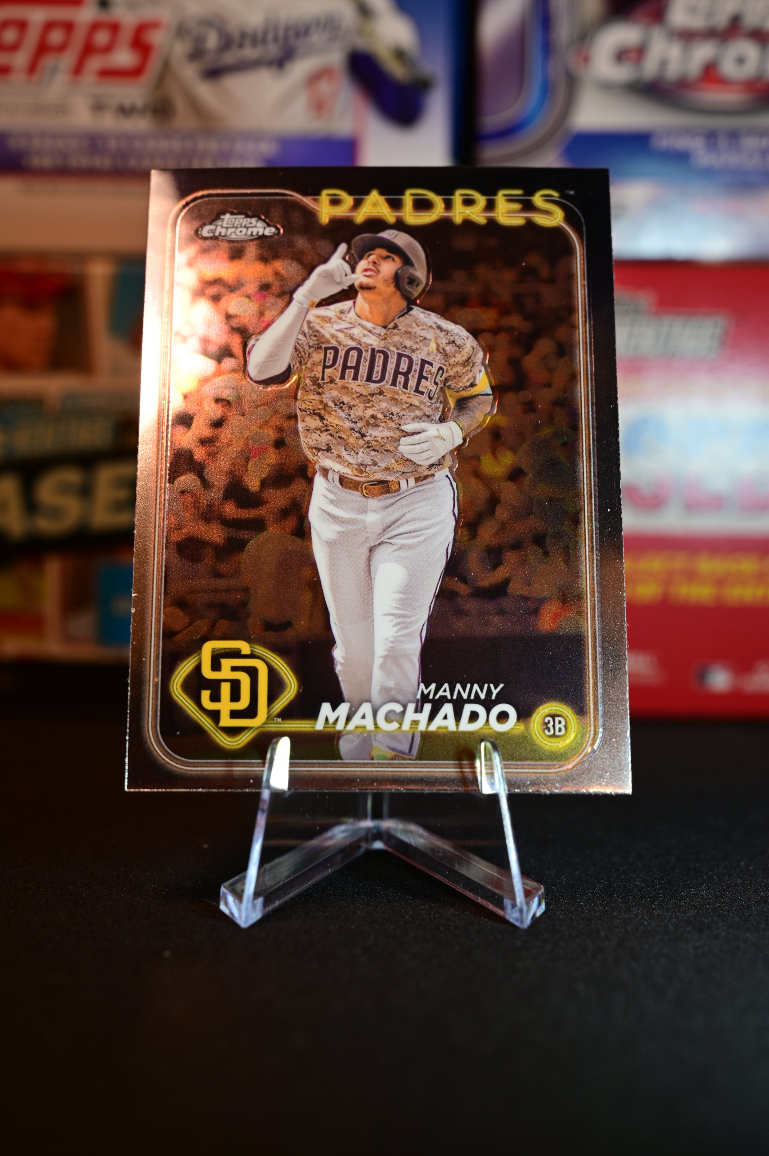 2024 Topps Chrome - Manny Machado - base - San Diego Padres