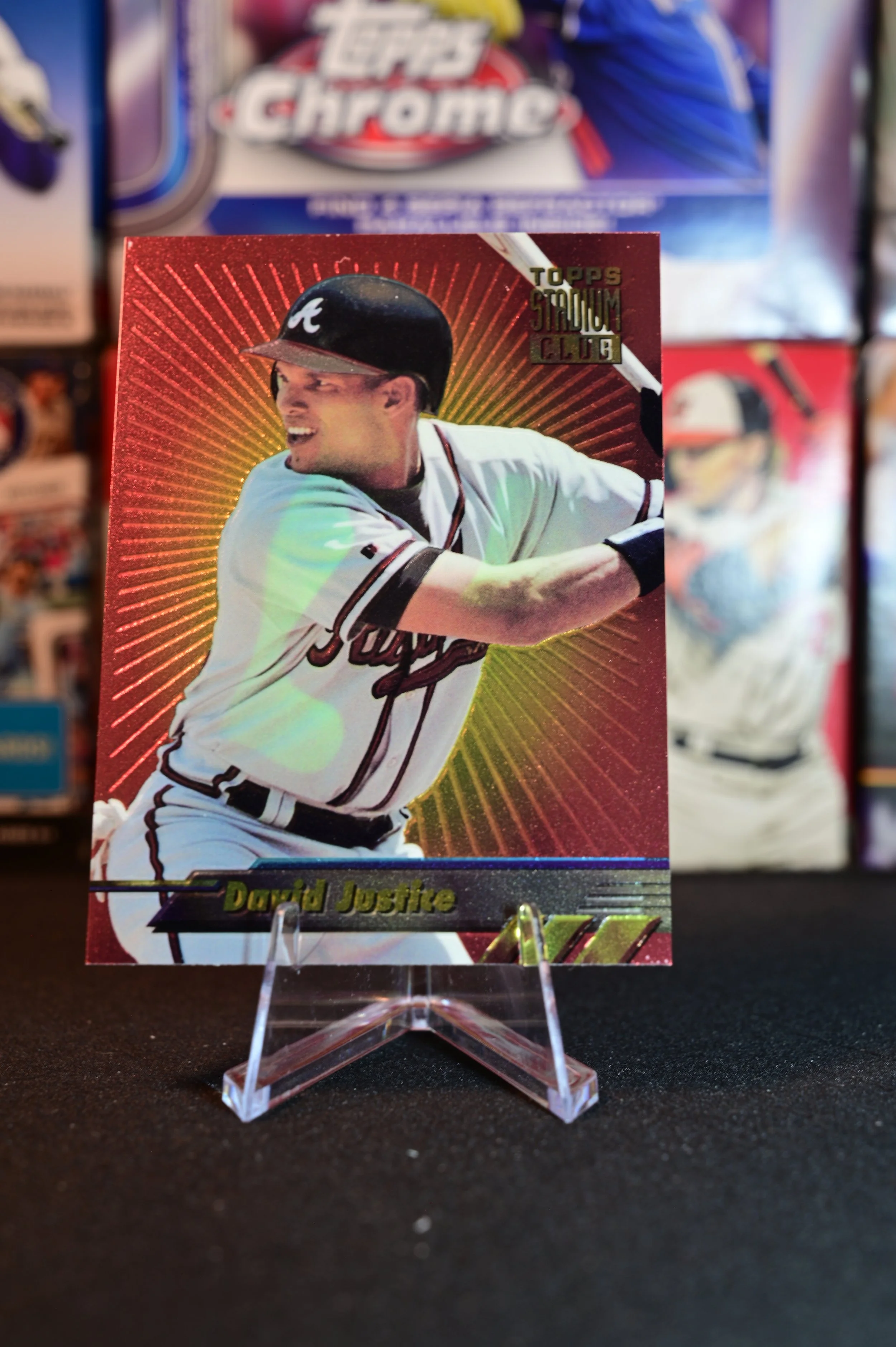 1994 Stadium Club - David Justice - Finest Insert - Atlanta Braves