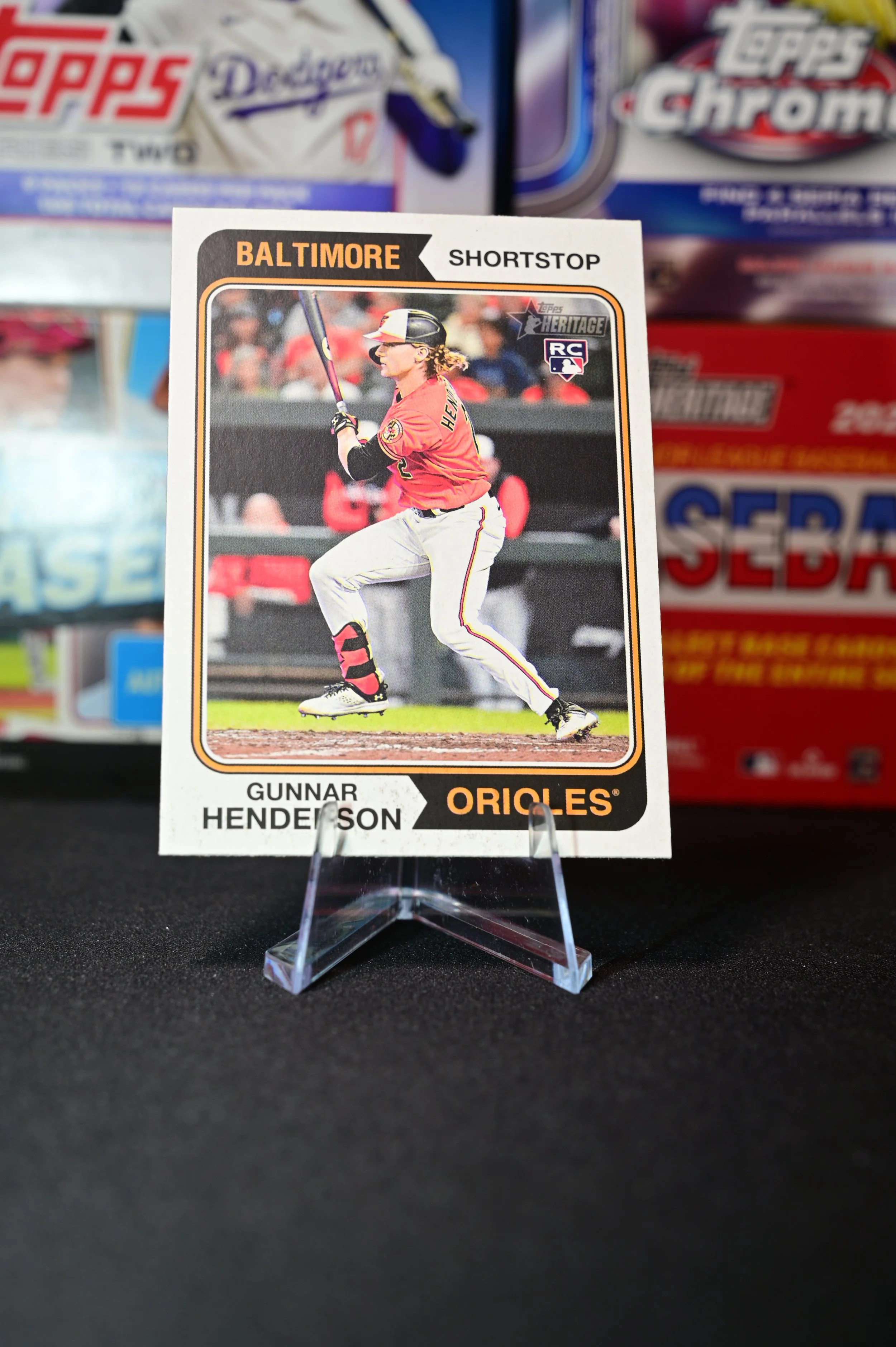 2023 Topps Heritage - Gunnar Henderson - base - Baltimore Orioles - (RC)