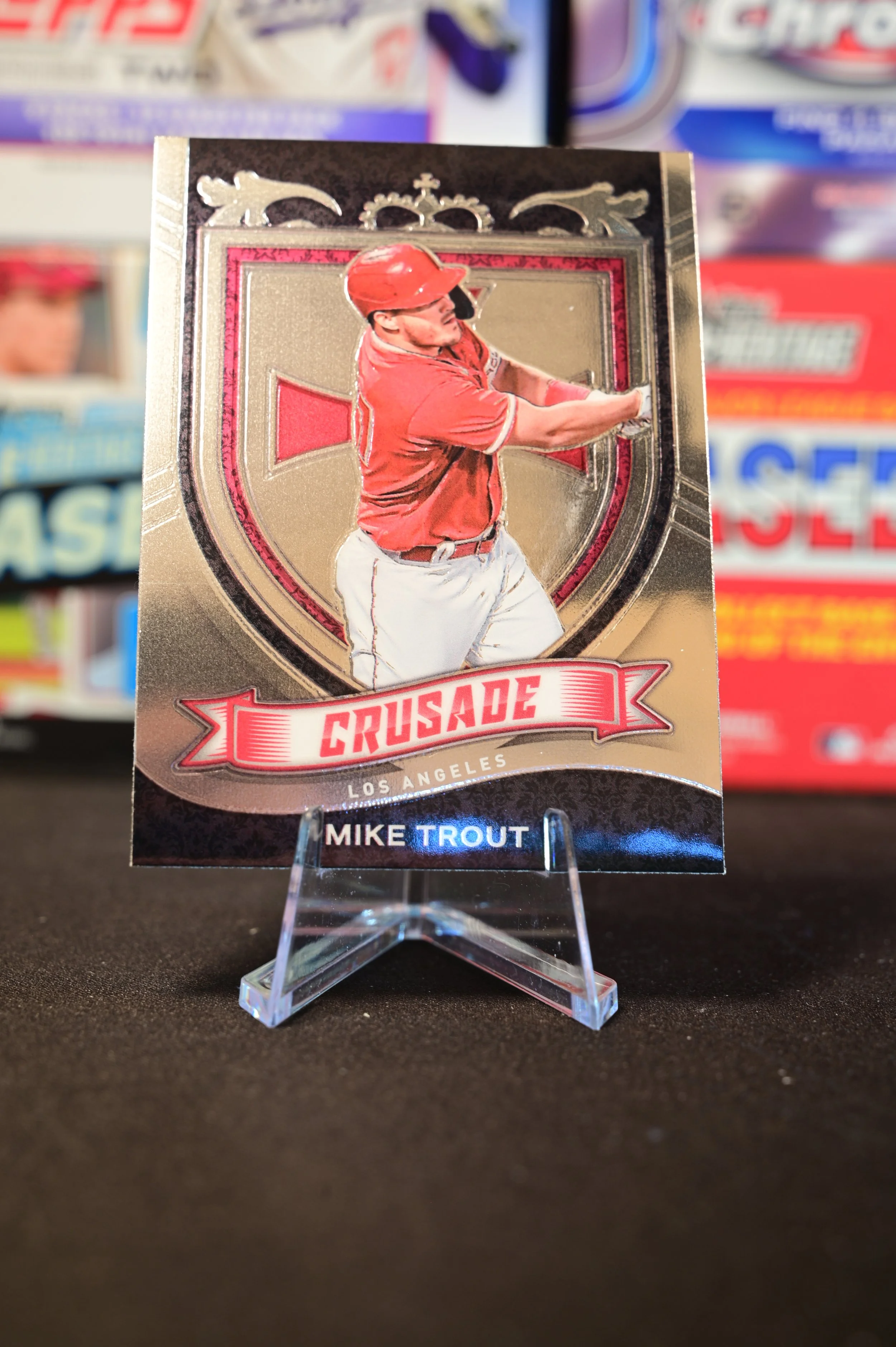 2021 Panini Chronicles - Mike Trout - Crusade Design - Los Angeles Angels