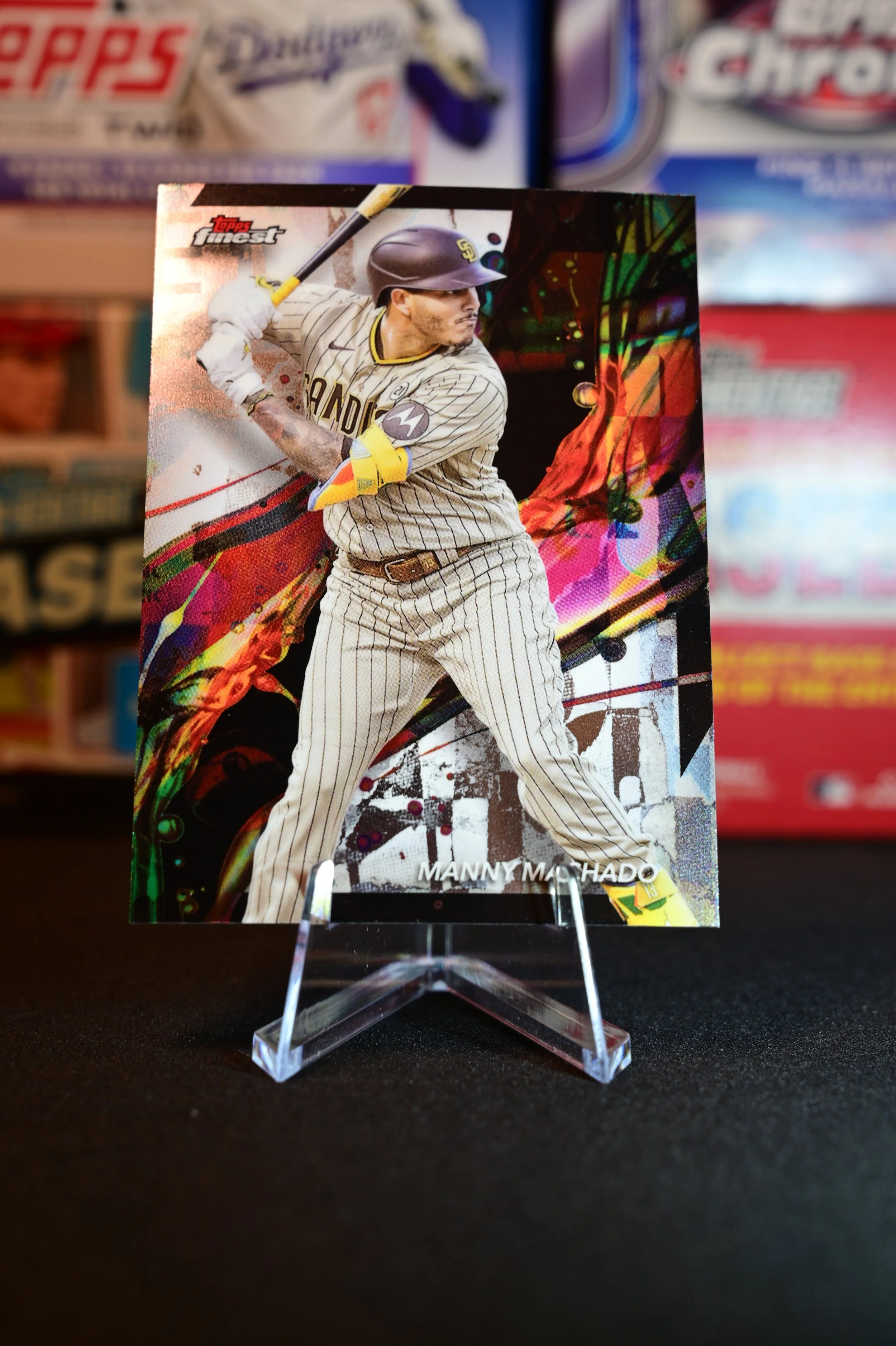 2024 Topps Finest - Manny Machado - base - San Diego Padres