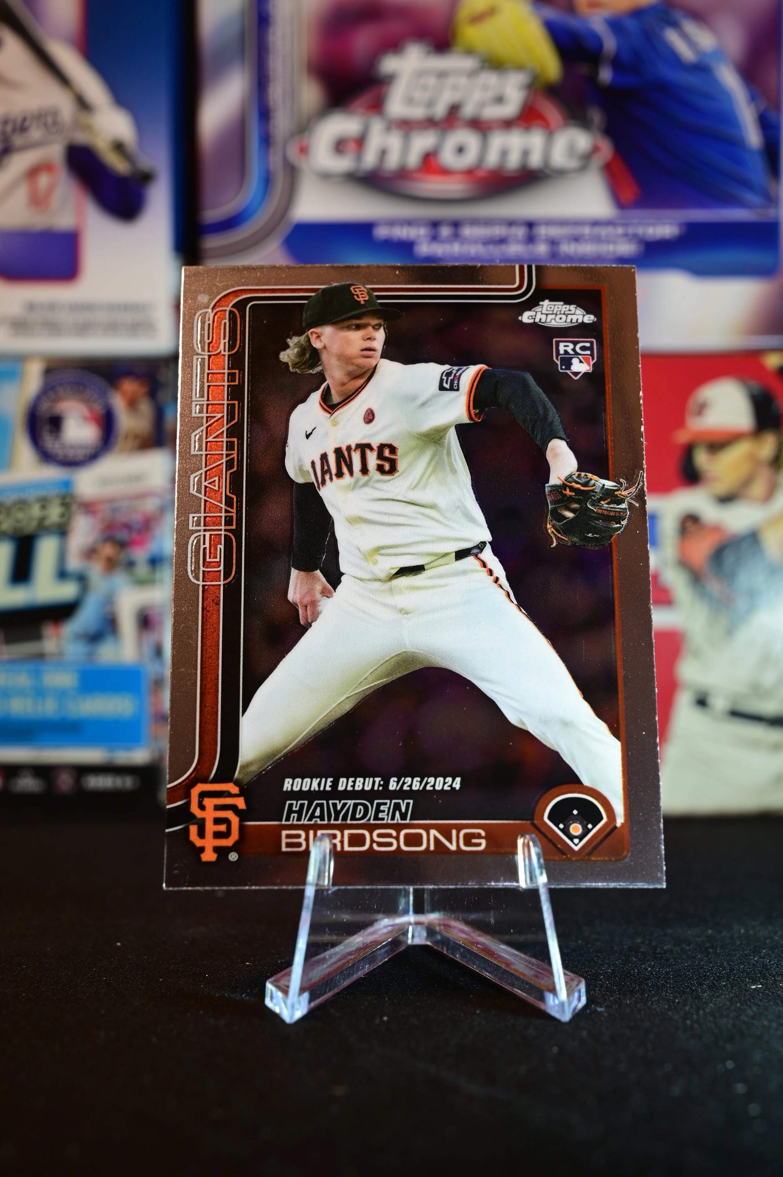 2025 Topps Chrome - Hayden Birdsong - Rookie Debut - San Francisco Giants - (RC)